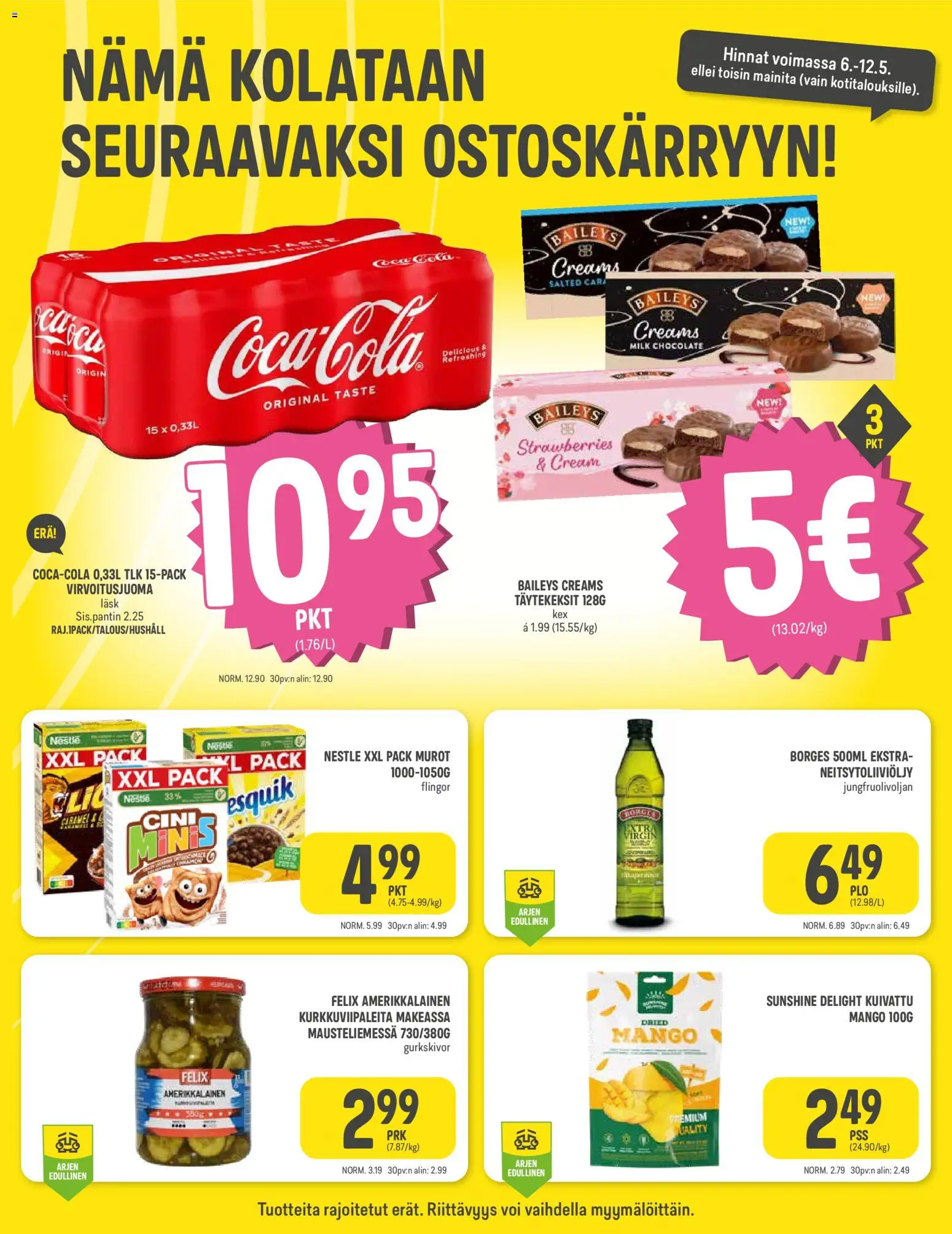 Halpa Halli tarjoukset – voimassa 06.05.2026 alkaen | Sivu: 5 | Tuotteet: Mango, Voi, Murot