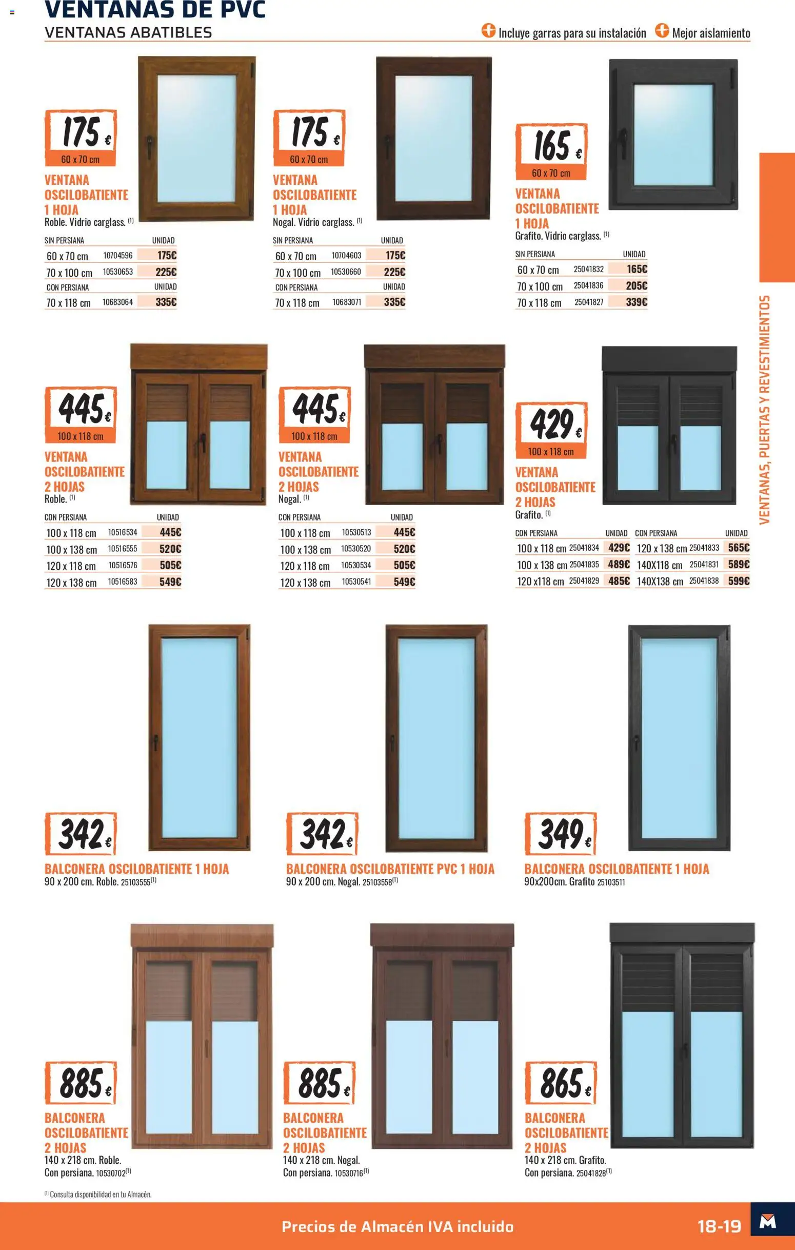 Obramat - Reformas Otono Imprenta Almacenes 20 Barcelona 2026 │ válido desde el 09/10/2026 | Página: 19 | Productos: Puertas
