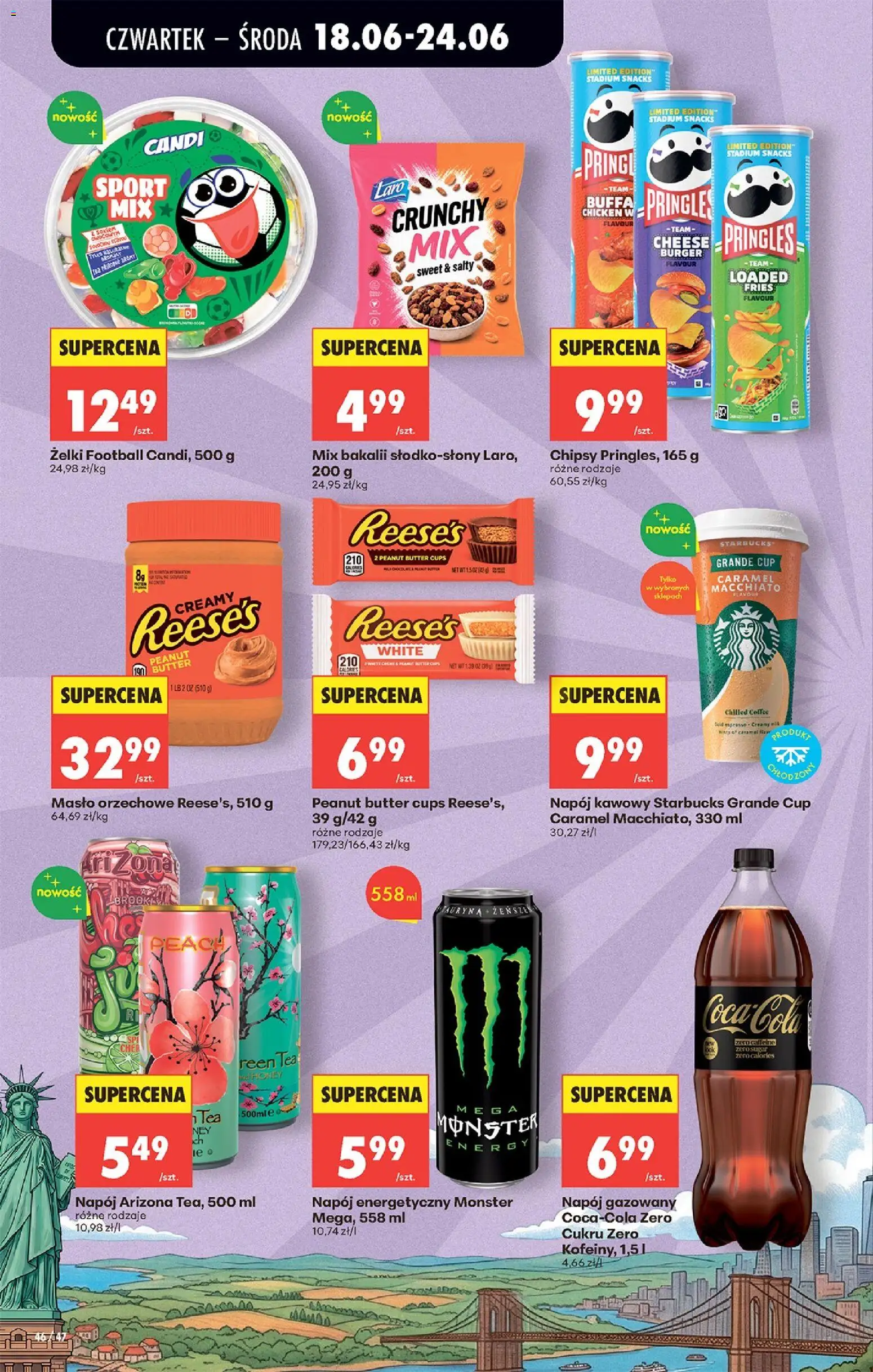 Biedronka gazetka od czwartku od 18.06.2026 | Strona: 58 | Produkty: Reese's, Masło, Żelki, Pringles