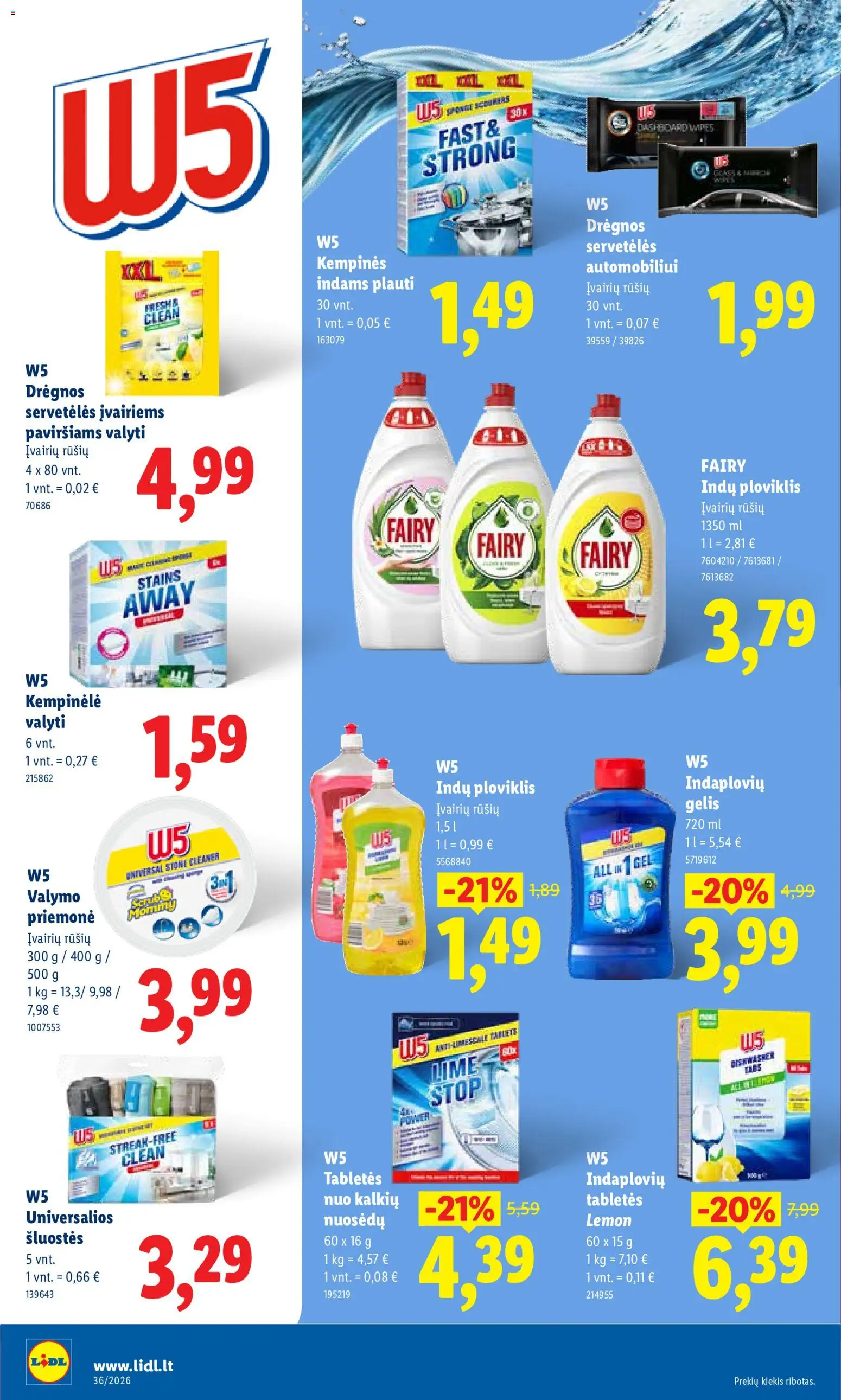LIDL akcijos nuo 2026.08.31 | Puslapis: 30 | Prekių: Ploviklis