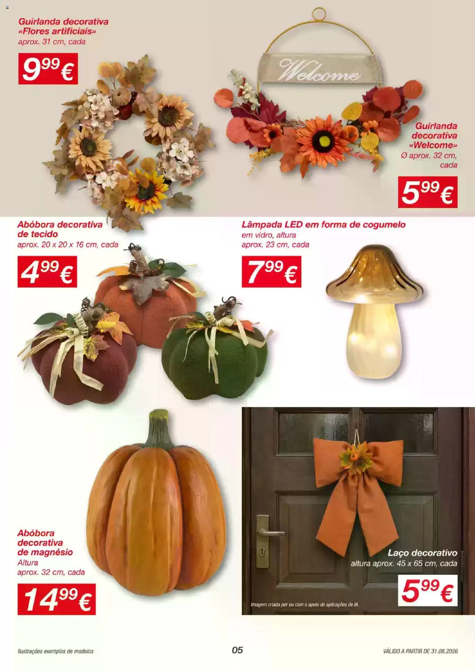 KIK folheto │ válido de 01/09/2026 | Página: 5 | Produtos: Flores, Abóbora