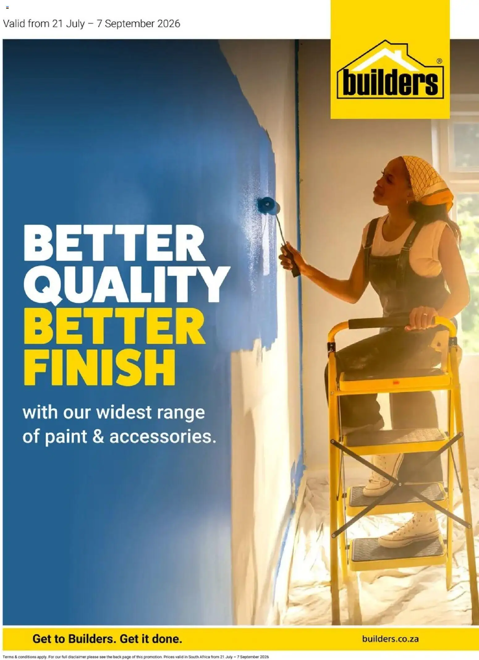 New Builders catalogue – valid from 21/07/2026 | Page: 1 | Products: Paint