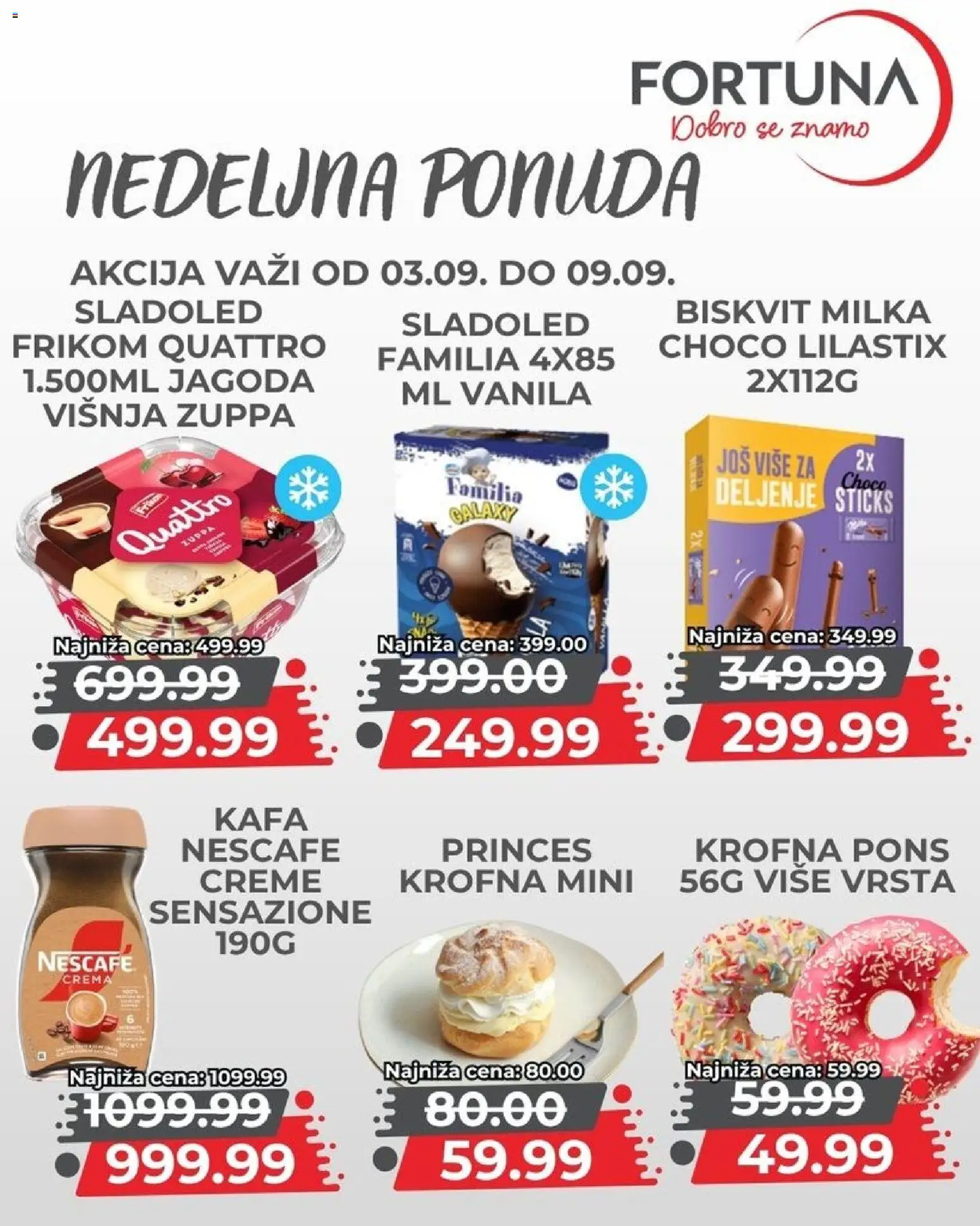 Fortuna Market katalog - važi od 03.09.2026 | Strana: 7 | Proizvode: Milka, Višnja, Kafa, Nescafé