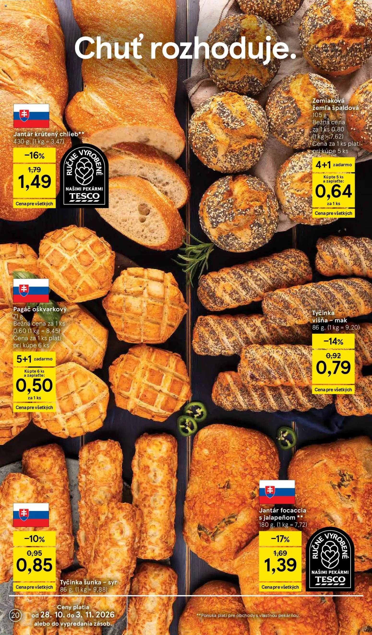 Nové Tesco akcie – leták je platný od 28.10.2026 | Strana: 20