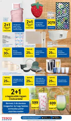 Tesco aktuális akciós újság - amely érvényes a következő dátumtól: 2026.07.16. | Oldal: 14 | Termékek: Párna, Lepedő, Étkészlet, Tea