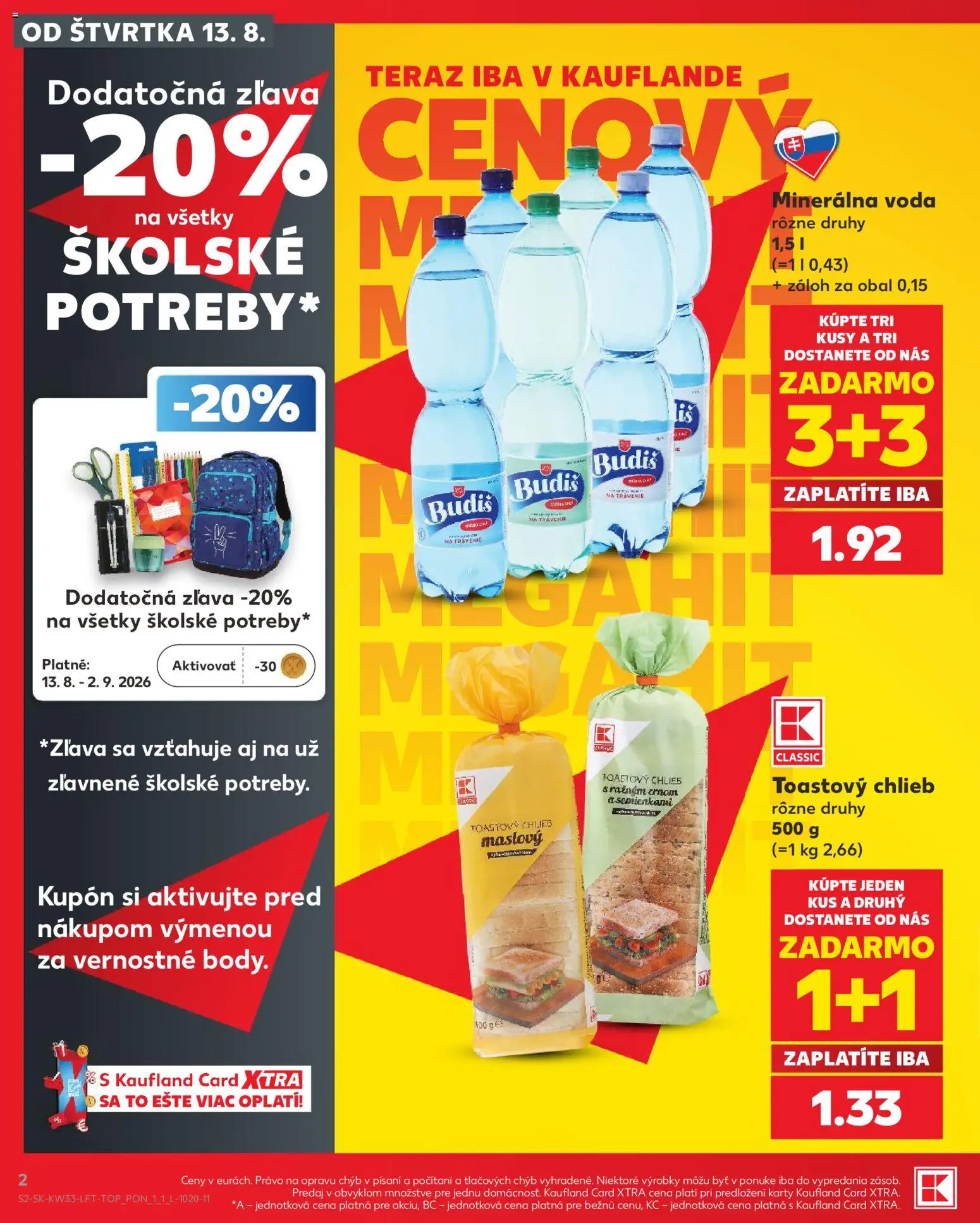 Nové Kaufland akcie – leták je platný od 13.08.2026 | Strana: 2