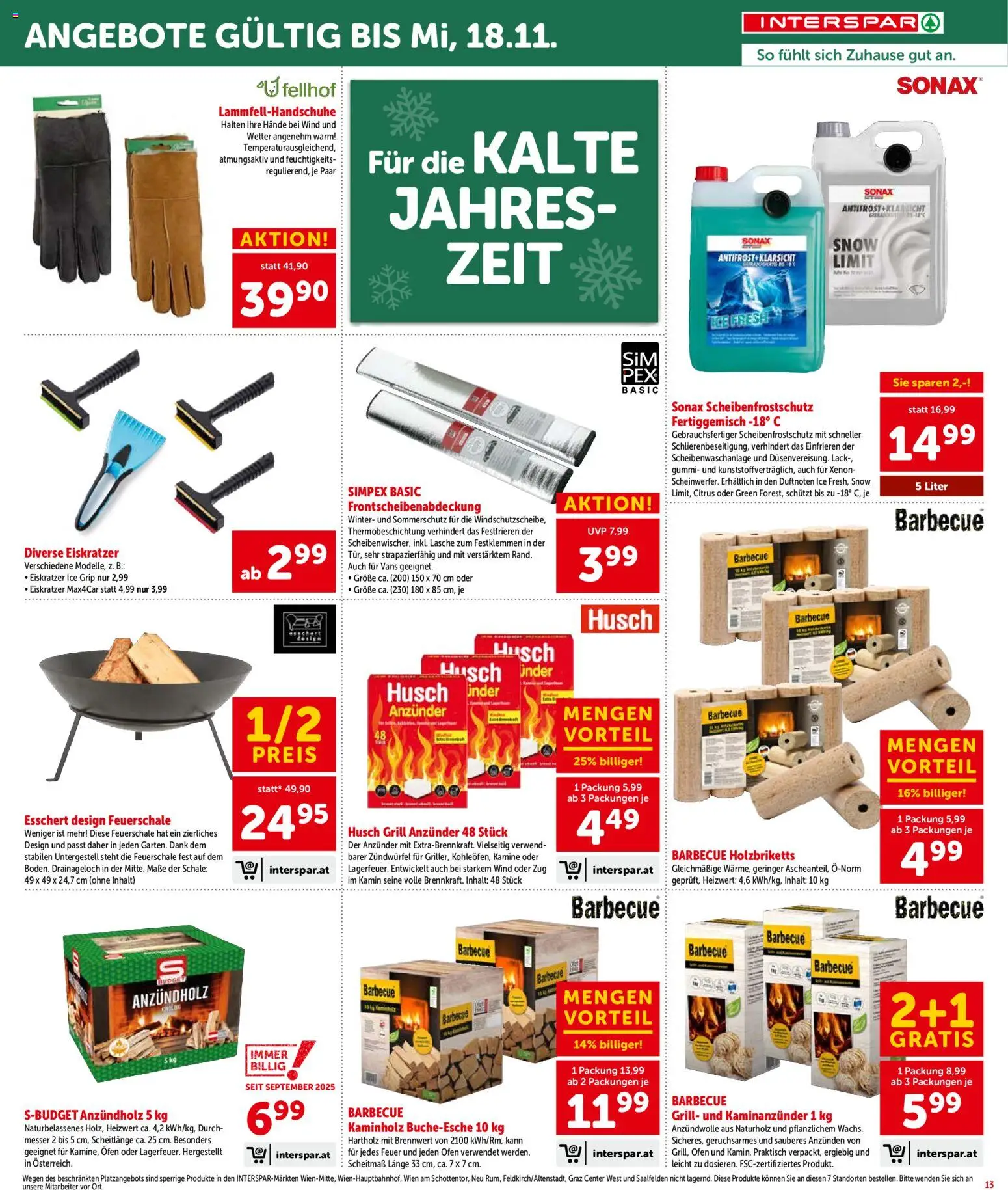 Interspar Broschüre gültig ab 27.10.2026 | Seite: 13 | Produkte: Ofen, Grill