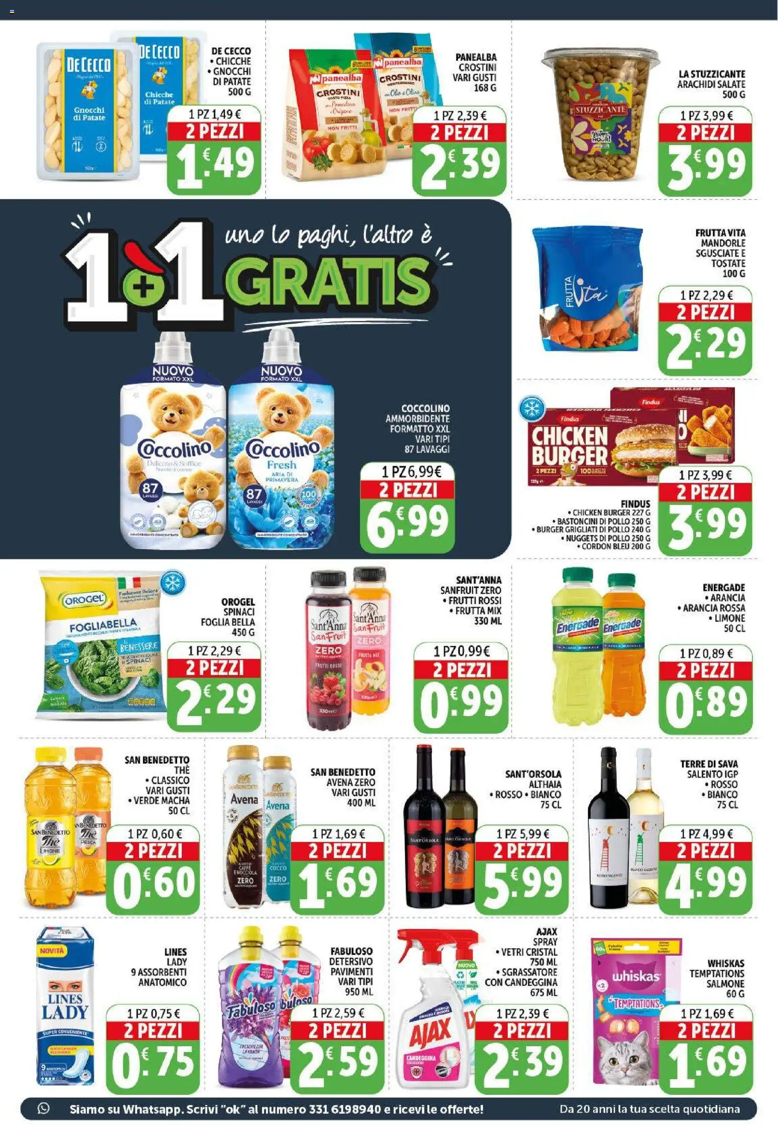 Volantino Decò del 09.04.2026 | Pagina: 3 | Prodotti: Pollo, Spinaci, Crostini, Cocco