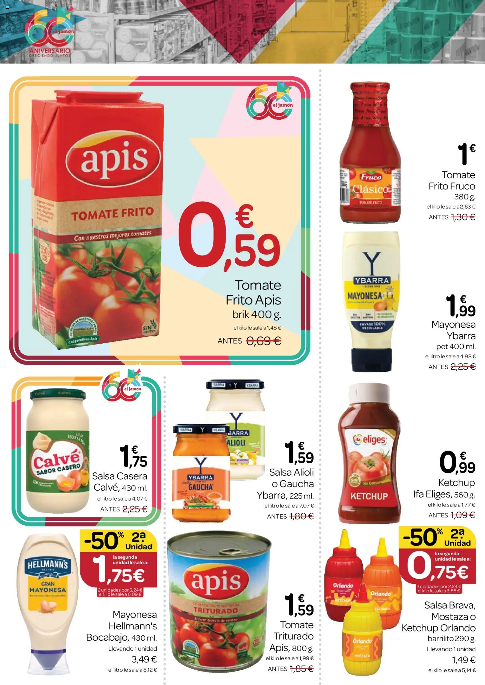 Supermercados El Jamón folleto │ válido desde el 28.05.2026 | Página: 14 | Productos: Tomates, Οθόνη προβολής