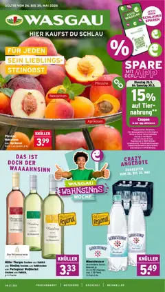 Wasgau Prospekt ab 26.05.2026 gültig