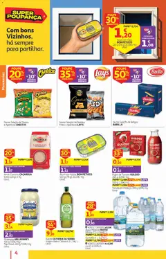 Pré-visualização Auchan folheto válido de 19/08/2026 | Página: 4 | Produtos: Agua, Top, Polpa de tomate, Tomate