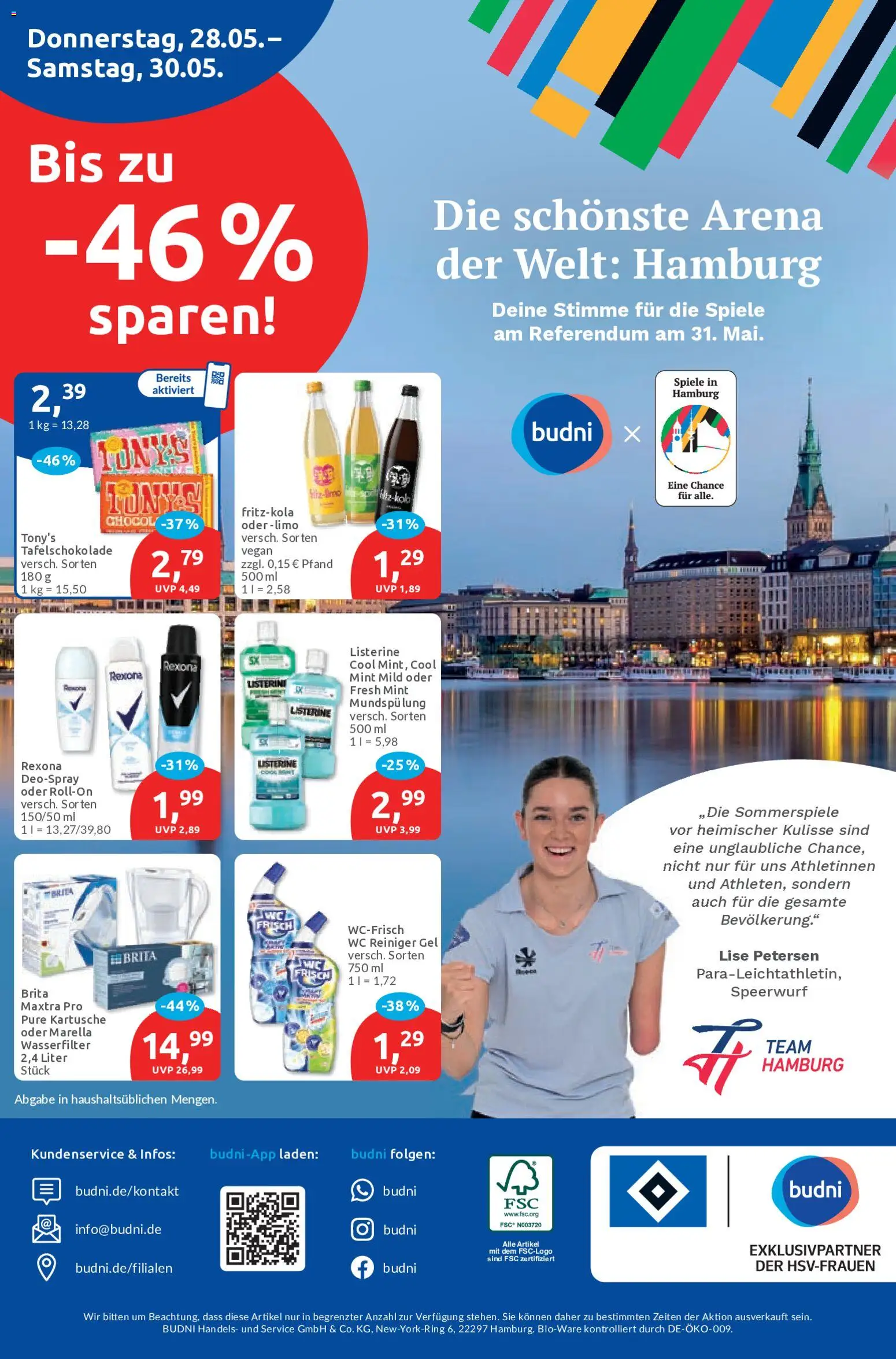 Budni Prospekt 	 – gültig ab 26.05.2026 | Seite: 8 | Produkte: Deospray, Listerine