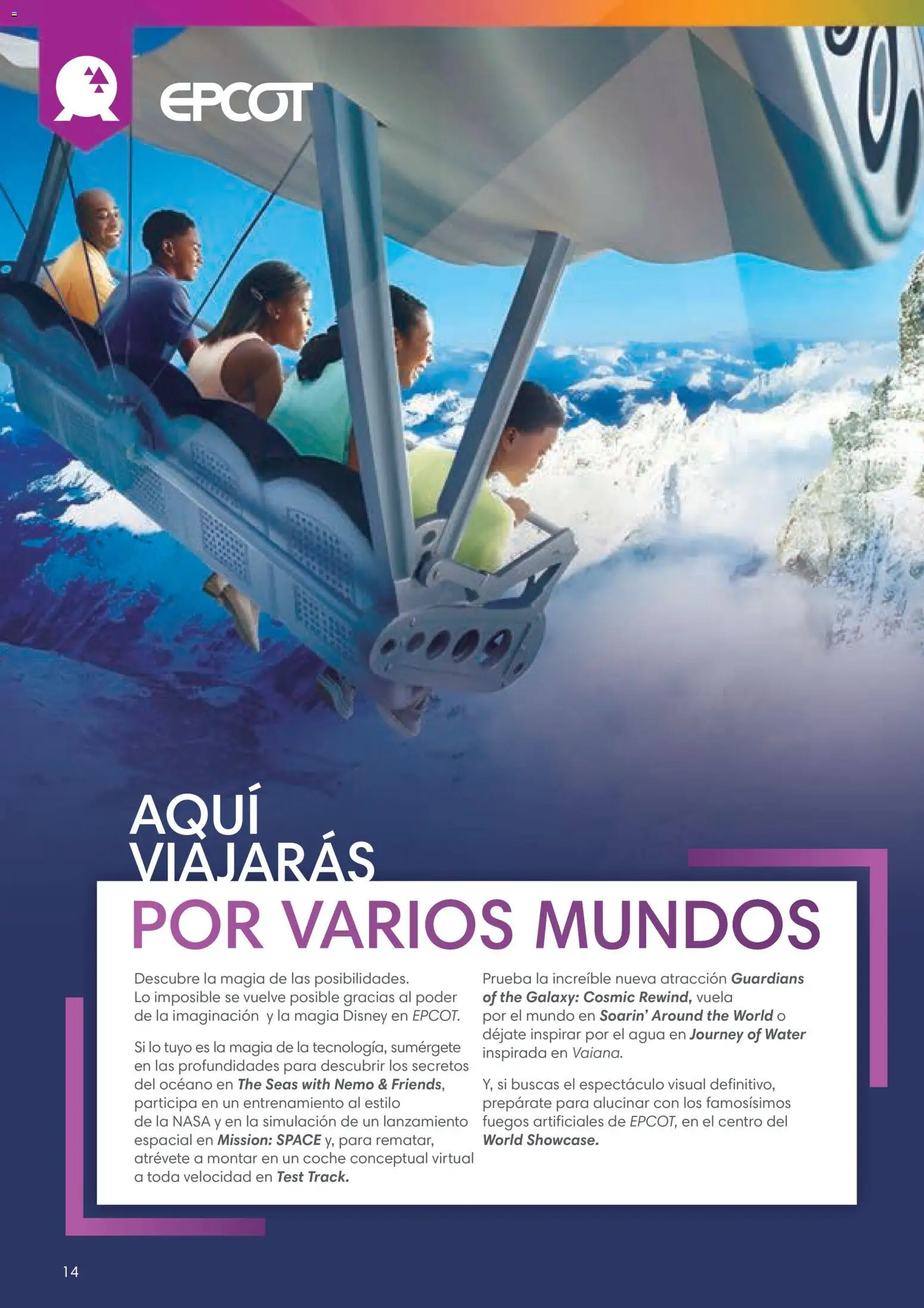 Viajes El Corte Inglés Folleto Walt Disney World │ válido desde el 03/12/2025 | Página: 14 | Productos: Agua
