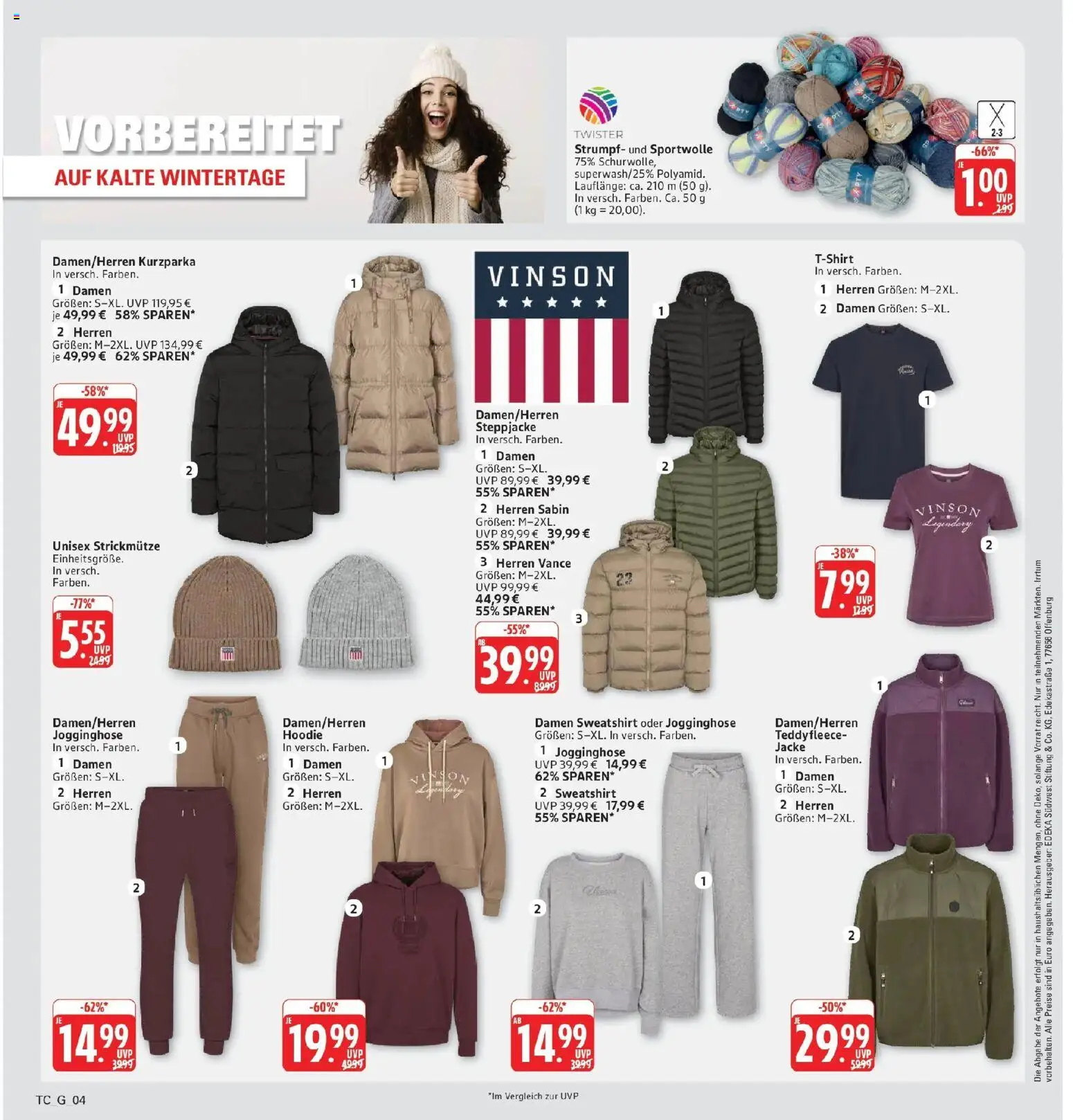 Marktkauf Prospekt Friedrichshafen (ab 19.10.2026) » Angebote online | Seite: 40 | Produkte: Jogginghose, Hoodie, Steppjacke, Jacke