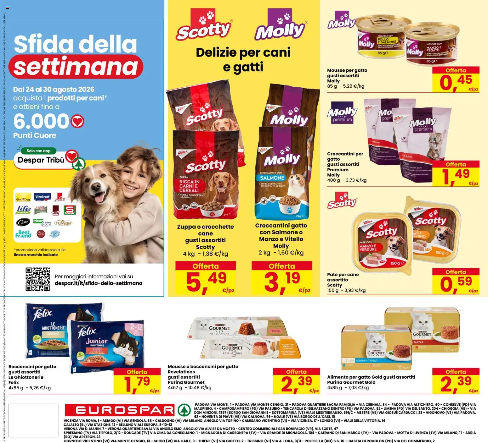 Volantino Eurospar del 20/08/2026 | Pagina: 20 | Prodotti: Paté, Verdure, TV, Fegato