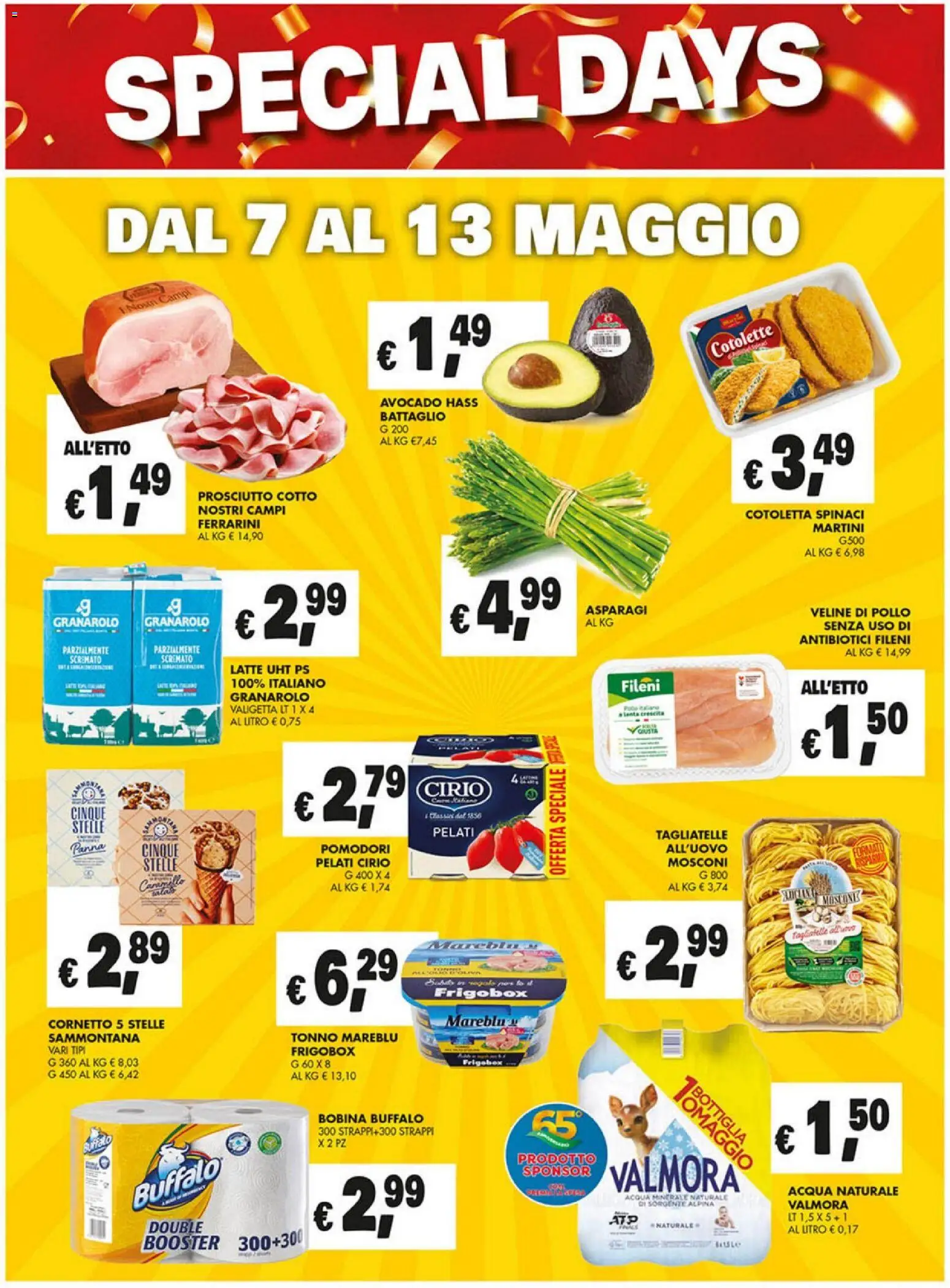 Volantino Coal del 07.05.2026 | Pagina: 4 | Prodotti: Prosciutto Cotto, Pollo, Tonno, Asparagi