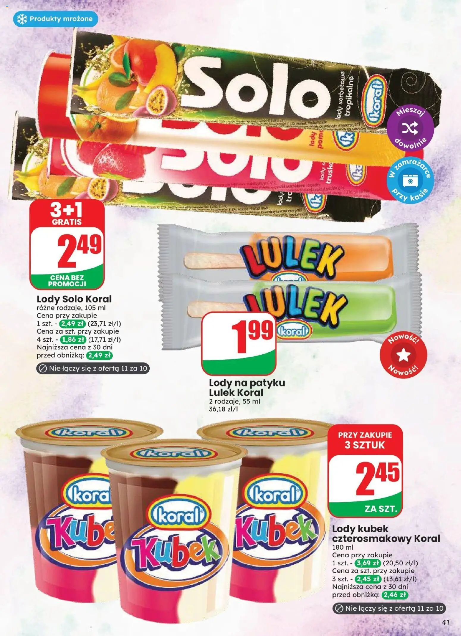 Dino gazetka od 12.08.2026 | Strona: 41 | Produkty: Lody na patyku, Lody