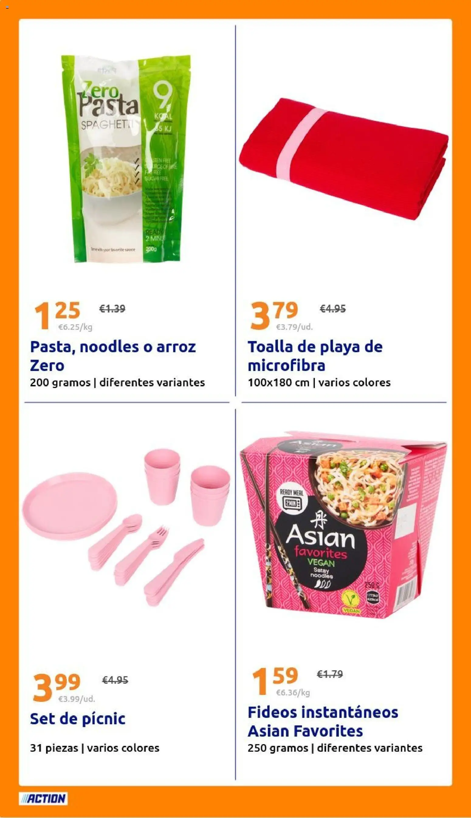 Action folleto │ válido desde el 29/07/2026 | Página: 20 | Productos: Arroz, Fideos, Pasta