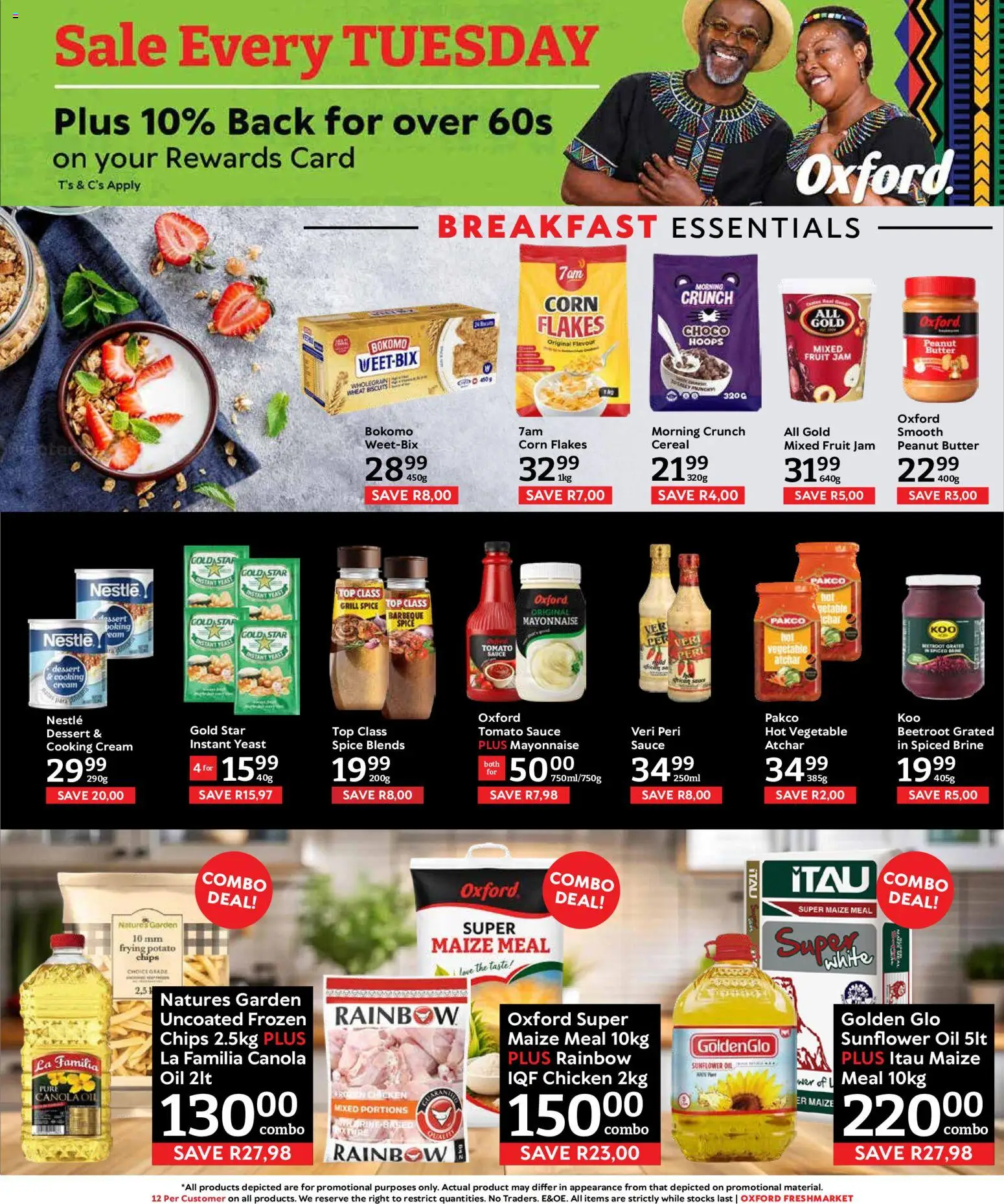 New Oxford Freshmarket catalogue – valid from 16/09/2026 | Page: 6 | Products: Breakfast, Corn flakes, Oil, Cream