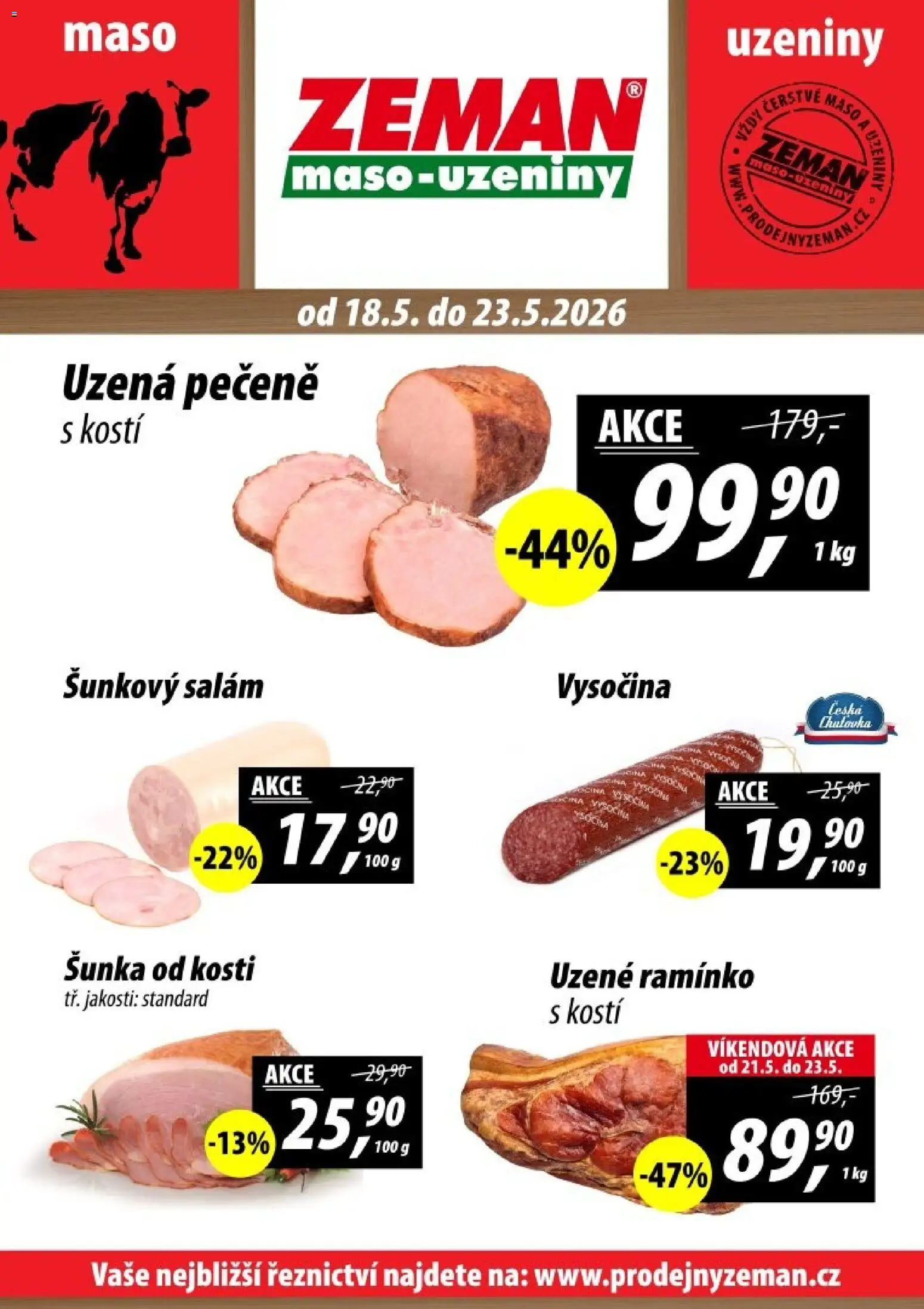 Prodejny Zeman leták od 18.05.2026 | Strana: 1