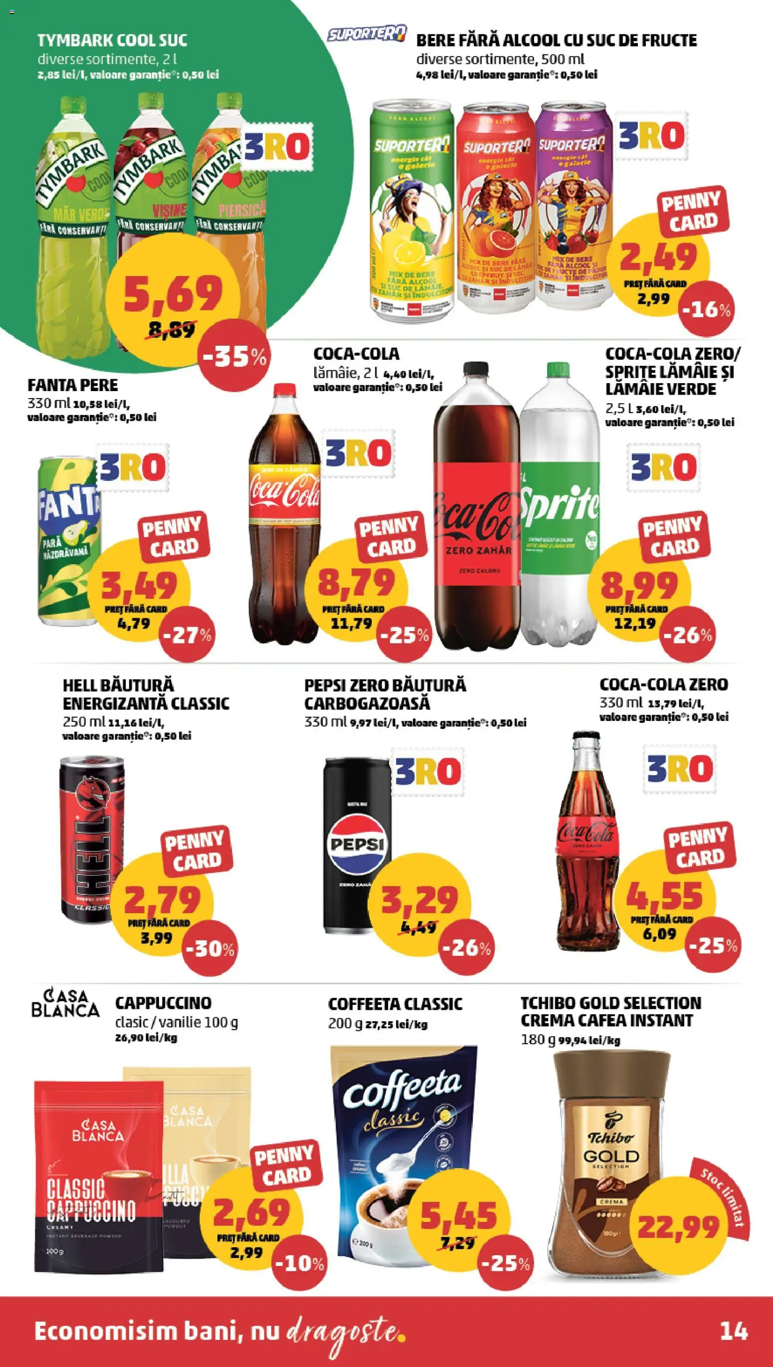 Noul catalog PENNY – valabil de la 25.03.2026 | Pagină: 14 | Produse: Cafea, Suc, Grepfrut, Zahăr