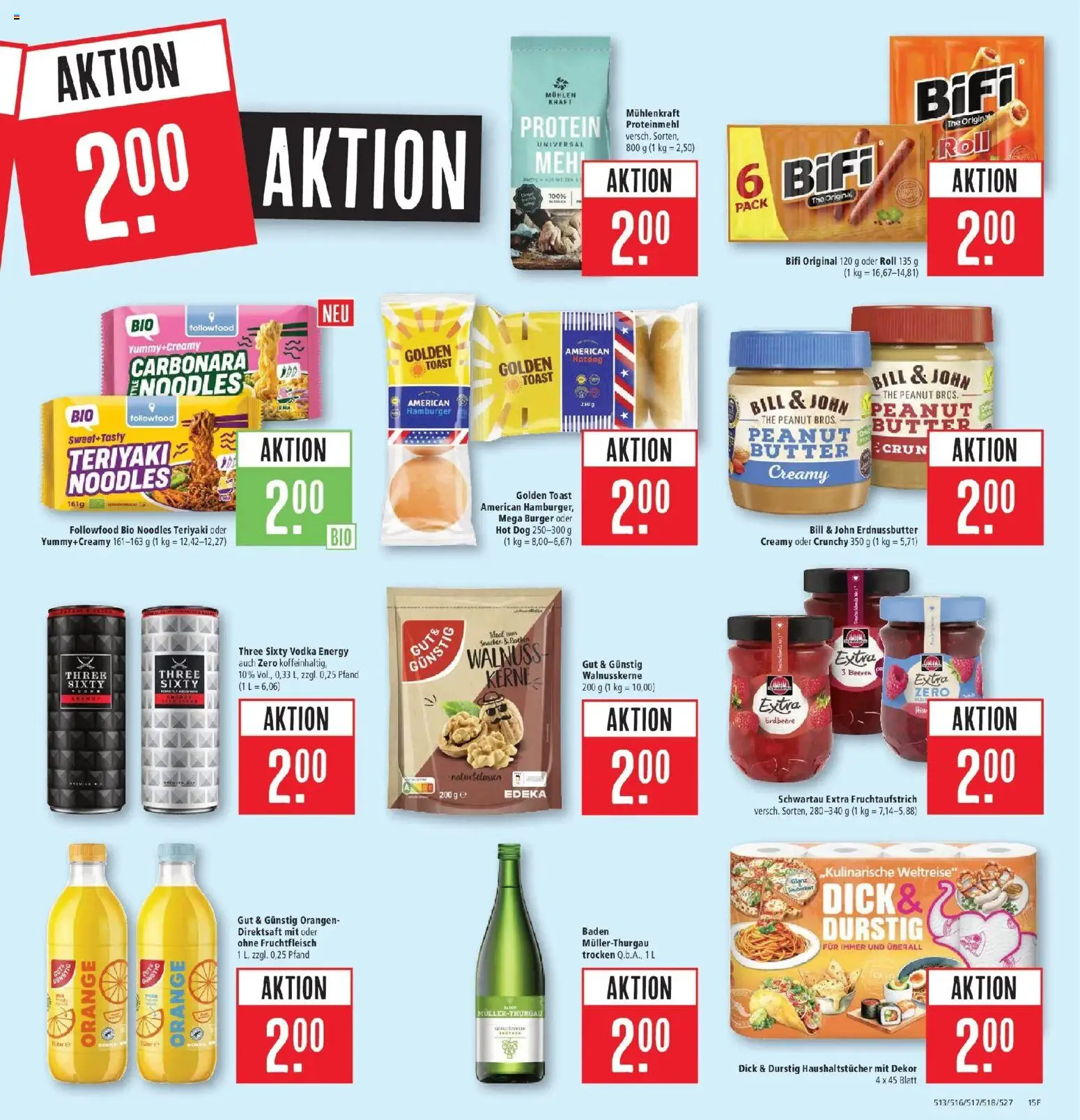 Marktkauf Prospekt Schorndorf (ab 24.08.2026) » Angebote online | Seite: 19 | Produkte: Toast, Burger, Orangen, Vodka