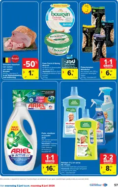 Carrefour folder week 23 - Voorbeeld van een folder van Carrefour, geldig van 03.06.2026 | Pagina: 57 | Producten: Oliën, Knoflook, Wasmiddel, Kaas