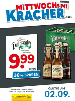 Getränkeland Mittwochs Kracher ab 02.09.2026 gültig