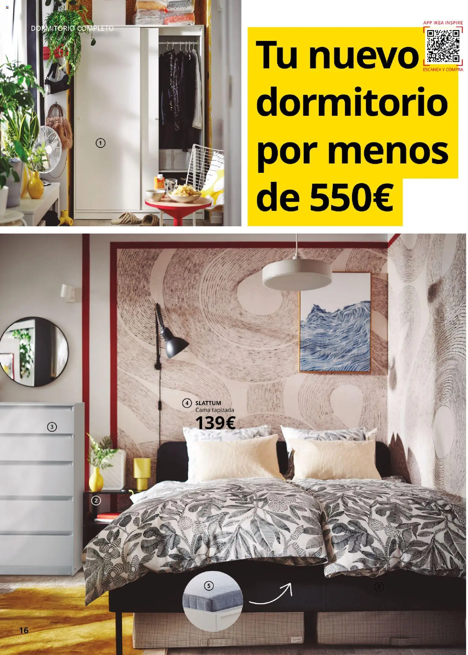 Catálogo IKEA Muebles para el dormitorio │ válido desde el 01/02/2026 | Página: 16 | Productos: Cama