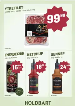 Forhåndsvisning av Holdbart kundeavis gyldig fra 07/10/2026 | Side: 4 | Produkter: Monster, Biff, Ketchup, Sennep