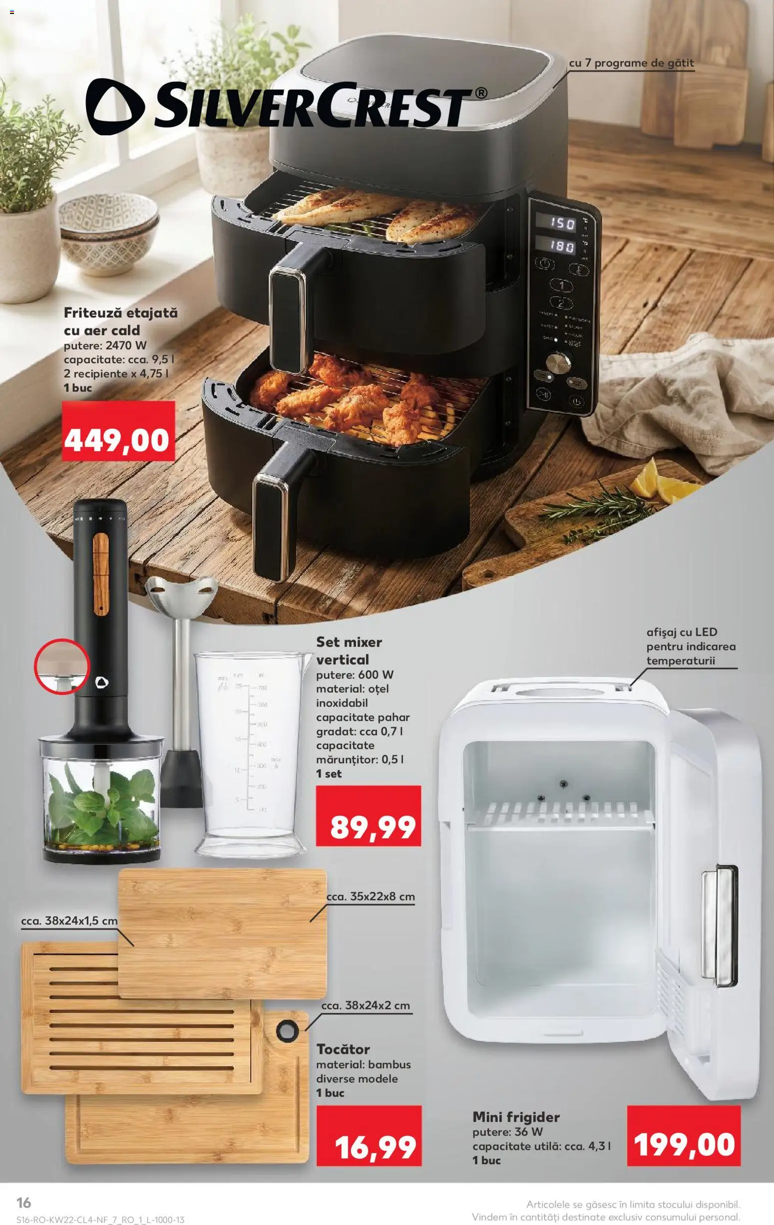 Noul catalog Kaufland – valabil de la 27.05.2026 | Pagină: 16 | Produse: Blender, Mixer, Babak, Tocător