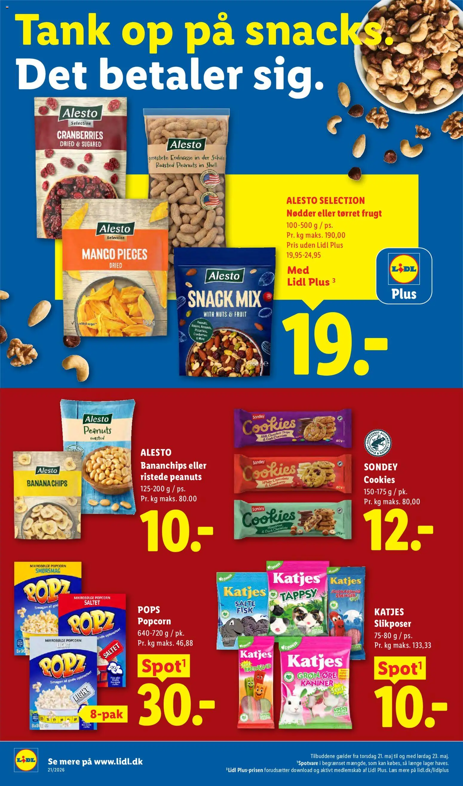 Lidl tilbudsavis – gyldig fra 17.05.2026 | Side: 41 | Produkter: Fisk, Cookies, Tørret frugt, Bananchips