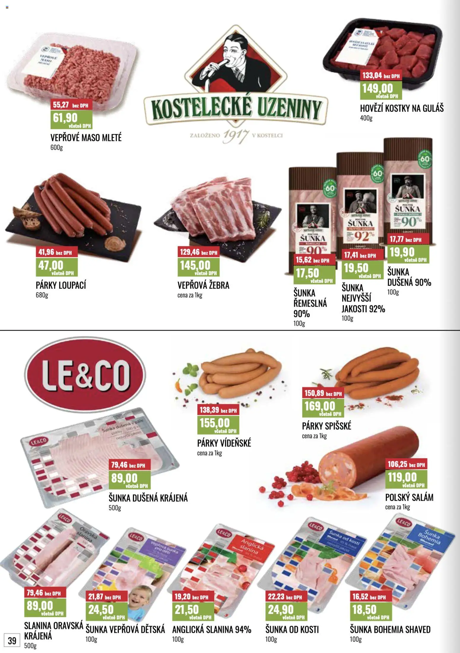Ratio leták od 01.10.2026 | Strana: 40 | Produkty: Šunka od kosti, Šunka, Maso, Slanina