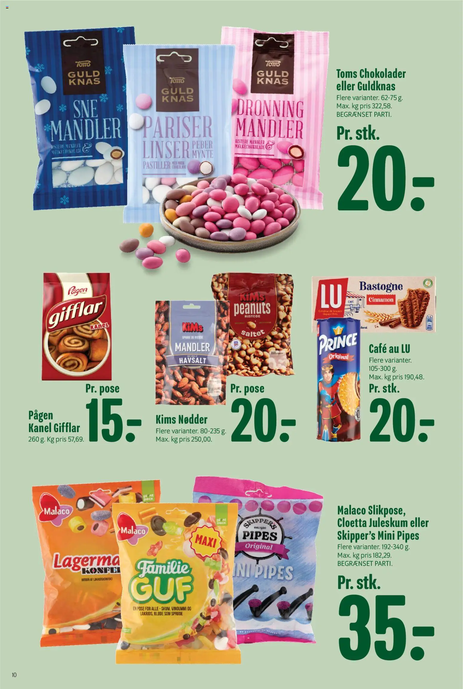 Min Købmand tilbudsavis – gyldig fra 23/10/2026 | Side: 11 | Produkter: Nødder, Peanuts, Mandler, Vingummi