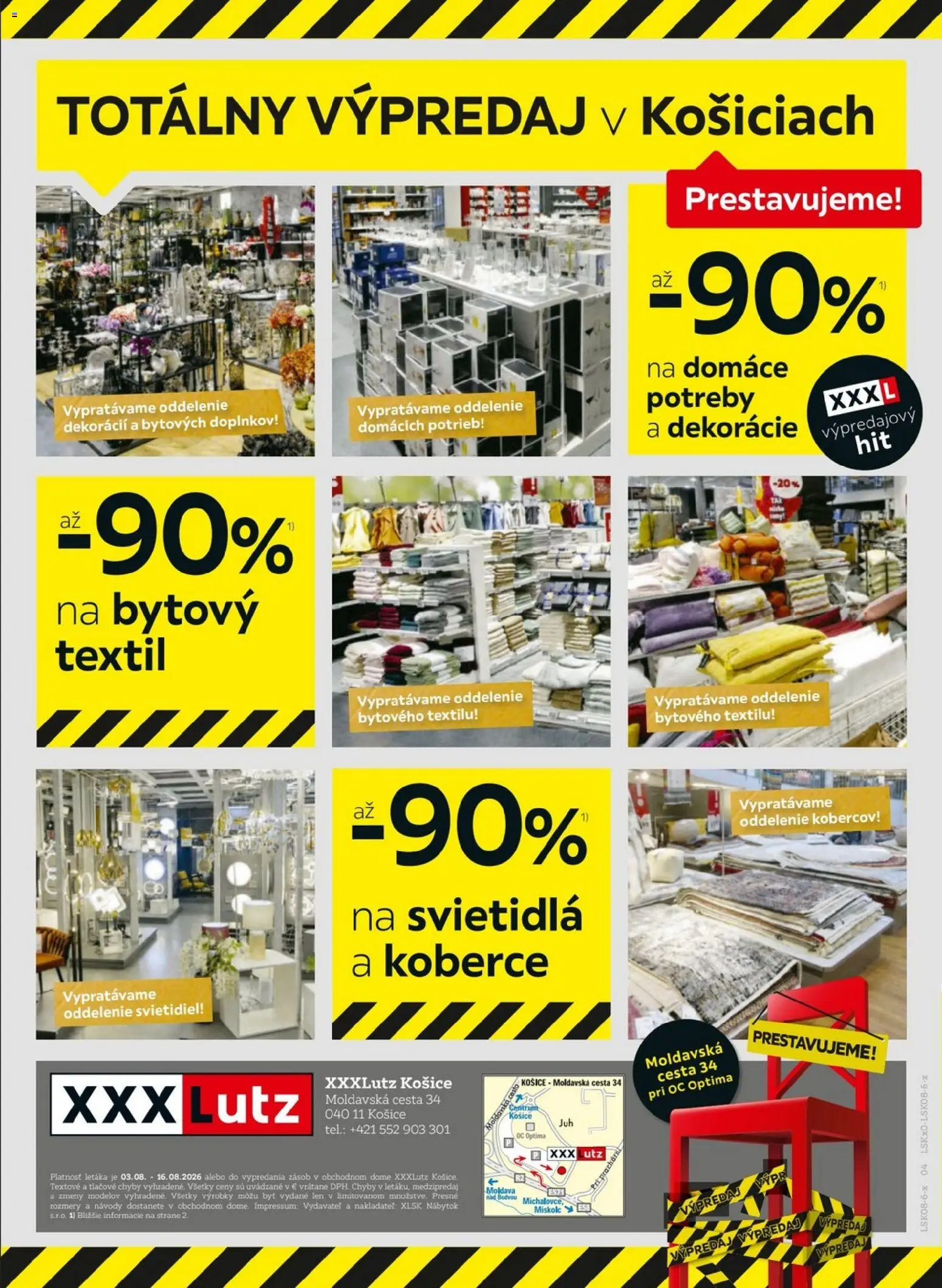 Nové XXXLutz akcie – leták je platný od 03.08.2026 | Strana: 4 | Produkty: Nábytok, Svietidlá, Koberce