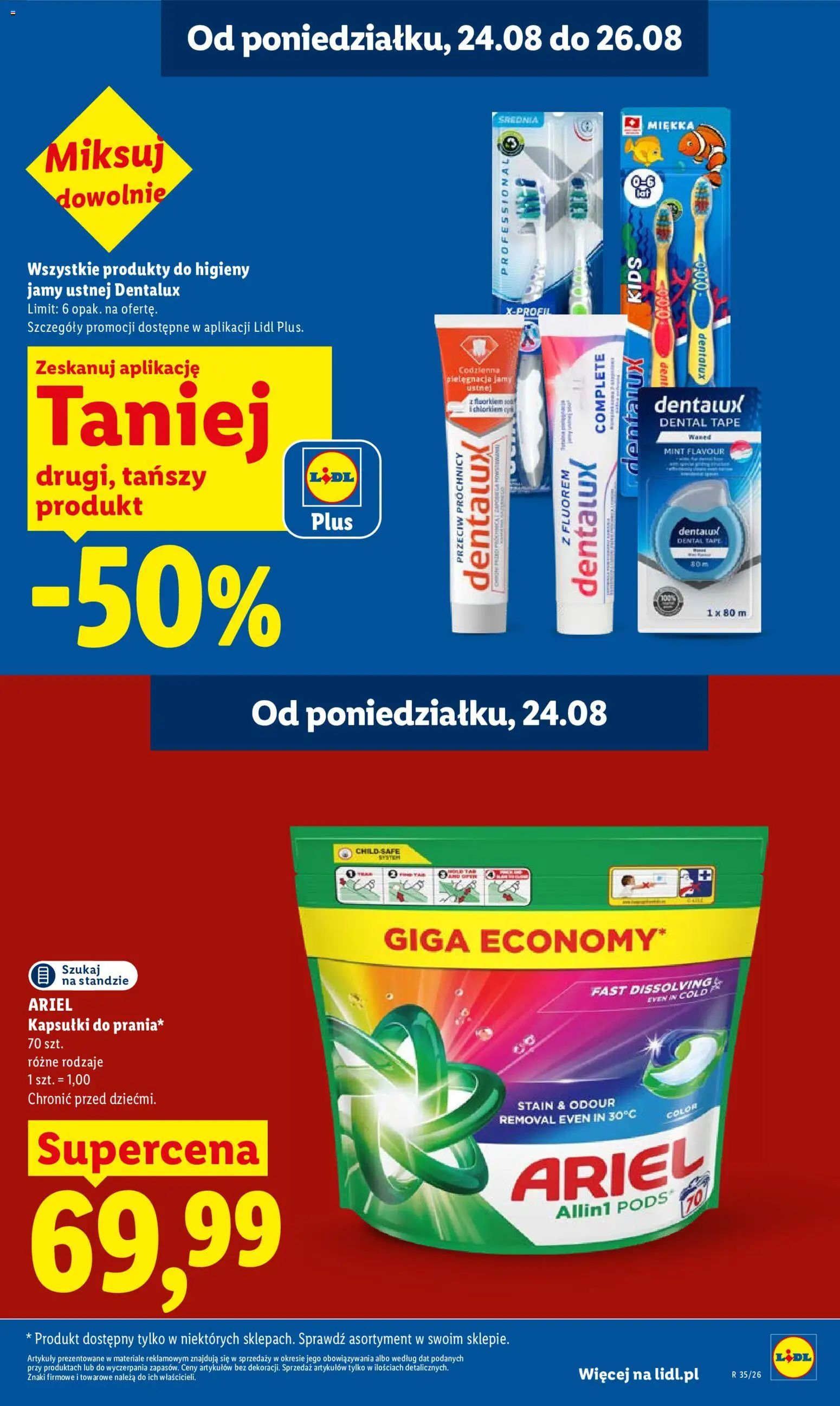 Lidl Polsko leták od 24.08.2026 | Strana: 25 | Produkty: Ariel