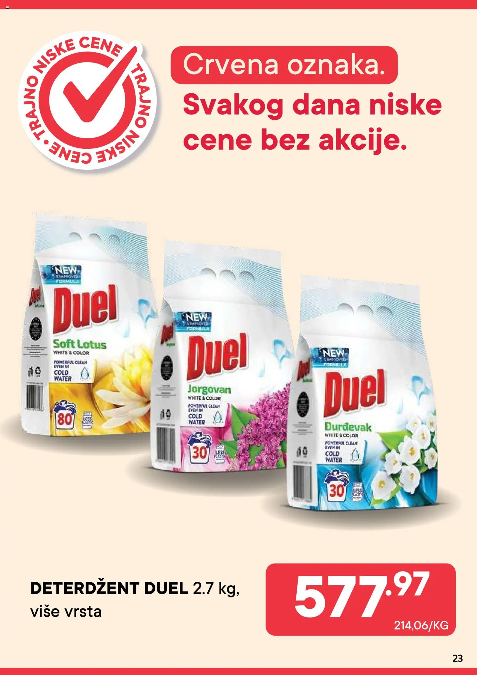 PerSu katalog - važi od 01.09.2026 | Strana: 23 | Proizvode: Deterdžent, Lotus