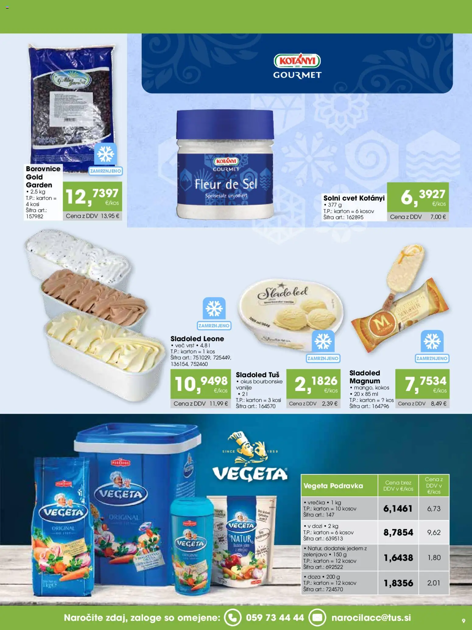 Novi Tuš katalog ponudbe – veljaven od 15.05.2026 | Stran: 9