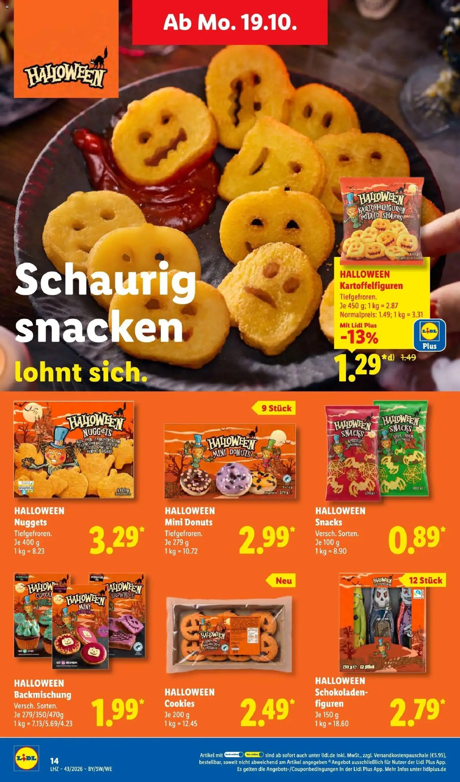 Lidl Prospekt Villingen-schwenningen (ab 19.10.2026) zum Blättern » Angebote | Seite: 24 | Produkte: Donuts
