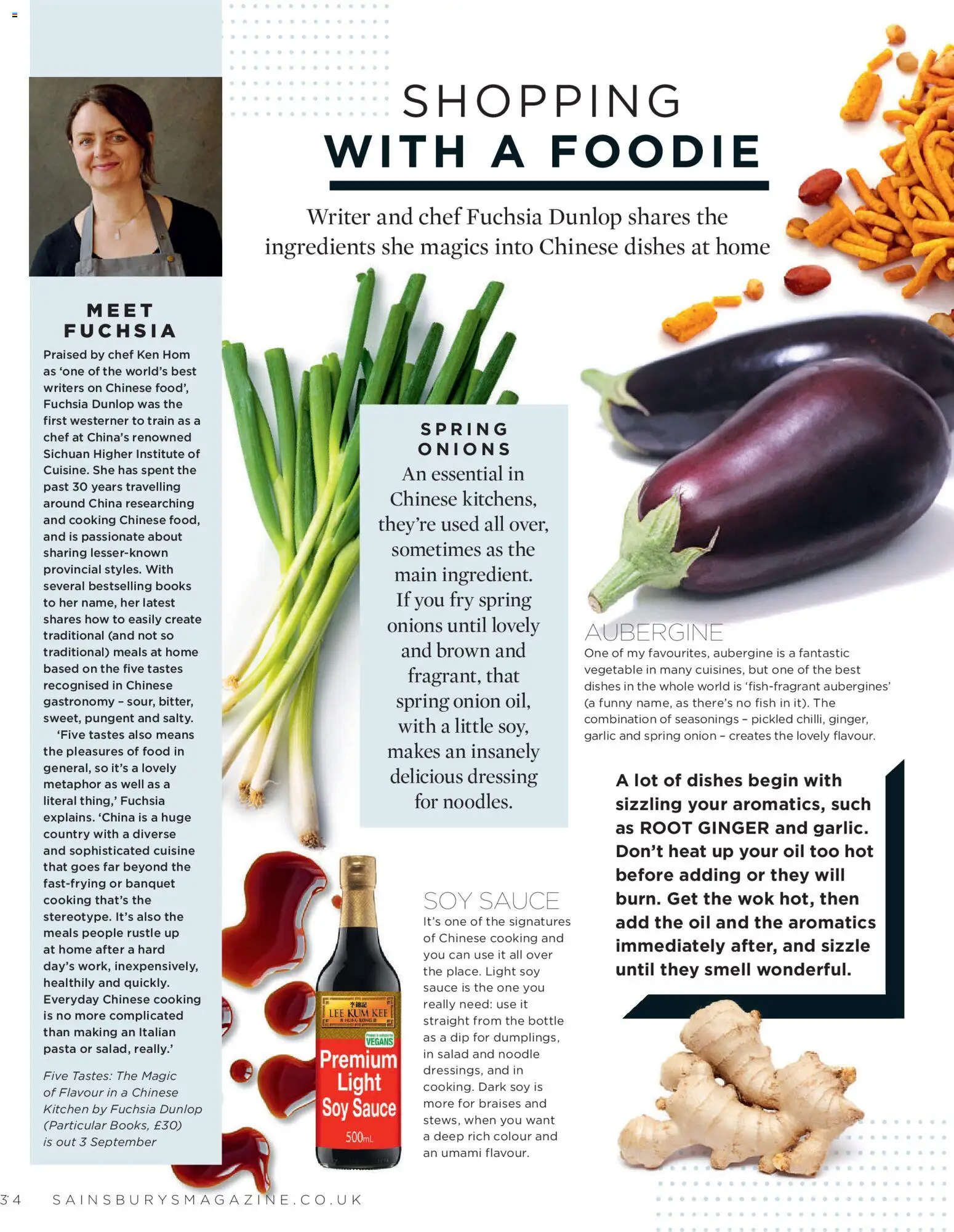 {H1} | Page: 34 | Products: Onion, Dressing, Aubergine, Ginger