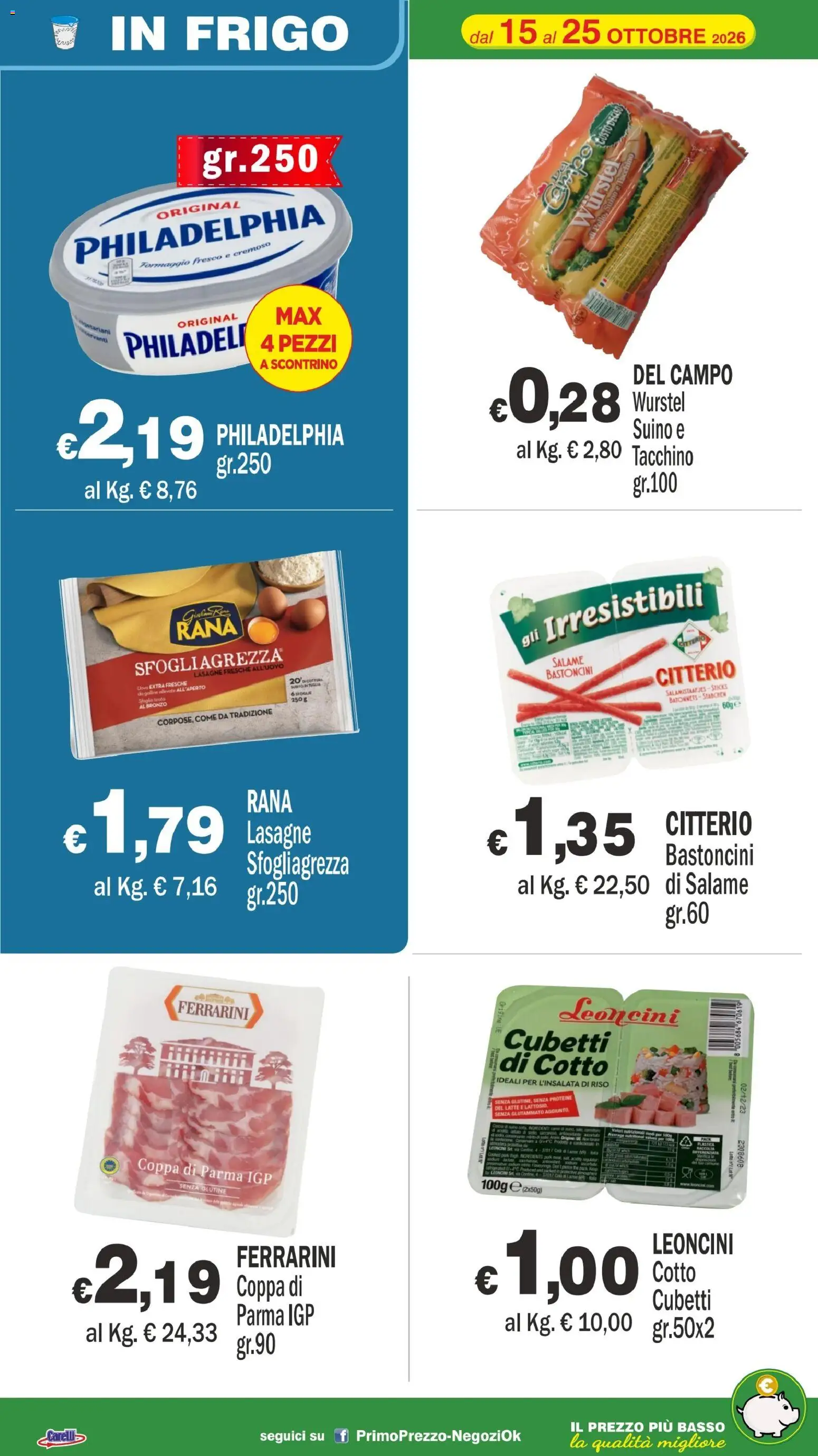 Volantino Primo Prezzo del 15/10/2026 | Pagina: 51