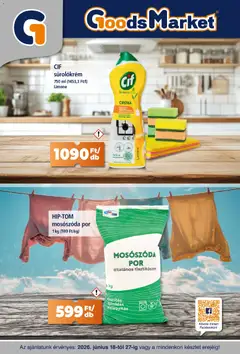 Goods Market akciós újság - amely érvényes a következő dátumtól: 18.06.2026