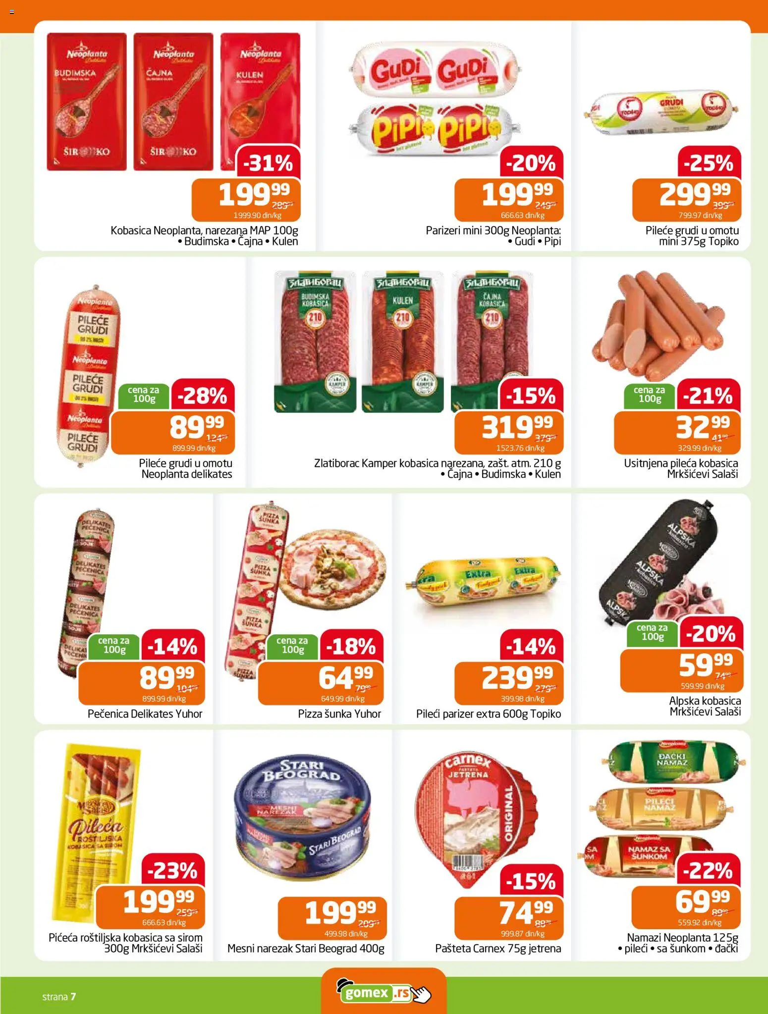 Gomex katalog - važi od 08.07.2026 | Strana: 7