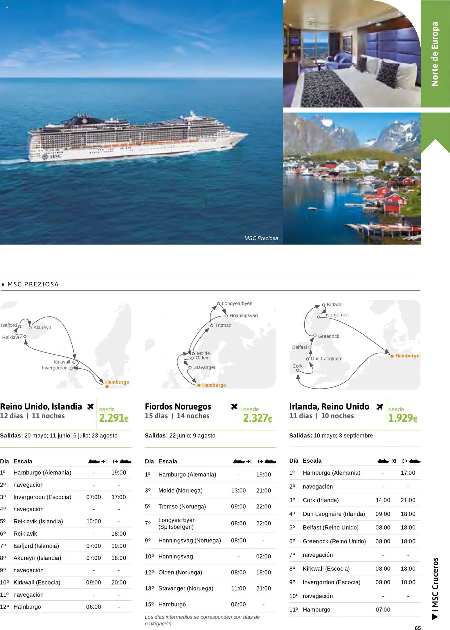 Viajes El Corte Inglés Cruceros marítimos │ válido desde el 01.01.2026 | Página: 66 | Productos: Navegación
