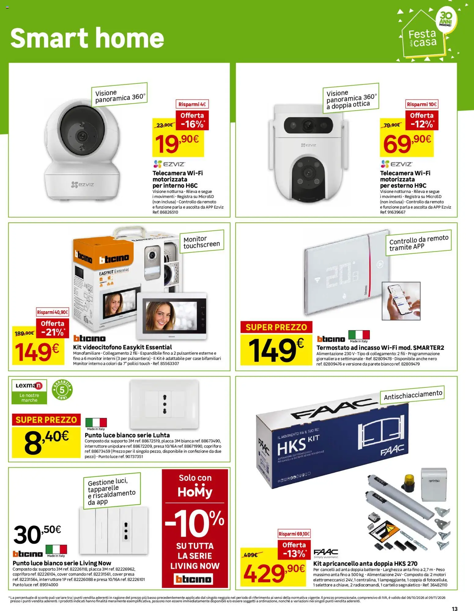 Volantino Leroy Merlin del 06/10/2026 | Pagina: 13 | Prodotti: Monitor, Basso, Presa