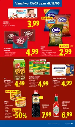 CROKY Chips, verschillende soorten, vanaf € 1,79 tot € 1,99 per stuk, 2 x 130 g - 2 x 150 g - Voorbeeld van een folder van Lidl, geldig van 11.05.2026 | Pagina: 19