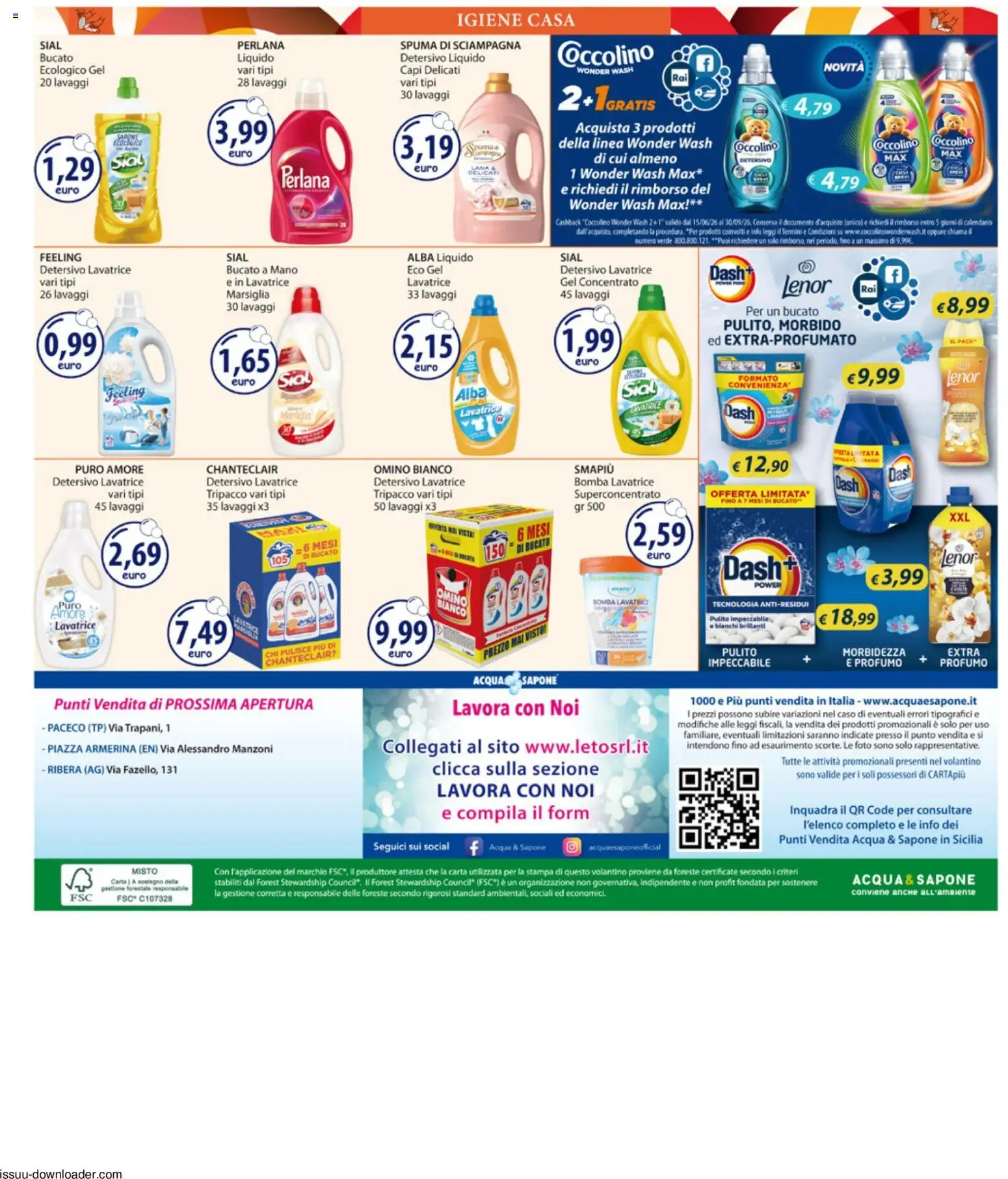Volantino Acqua e Sapone del 29/06/2026 | Pagina: 20 | Prodotti: Sapone, Acqua, Stampa, Profumo
