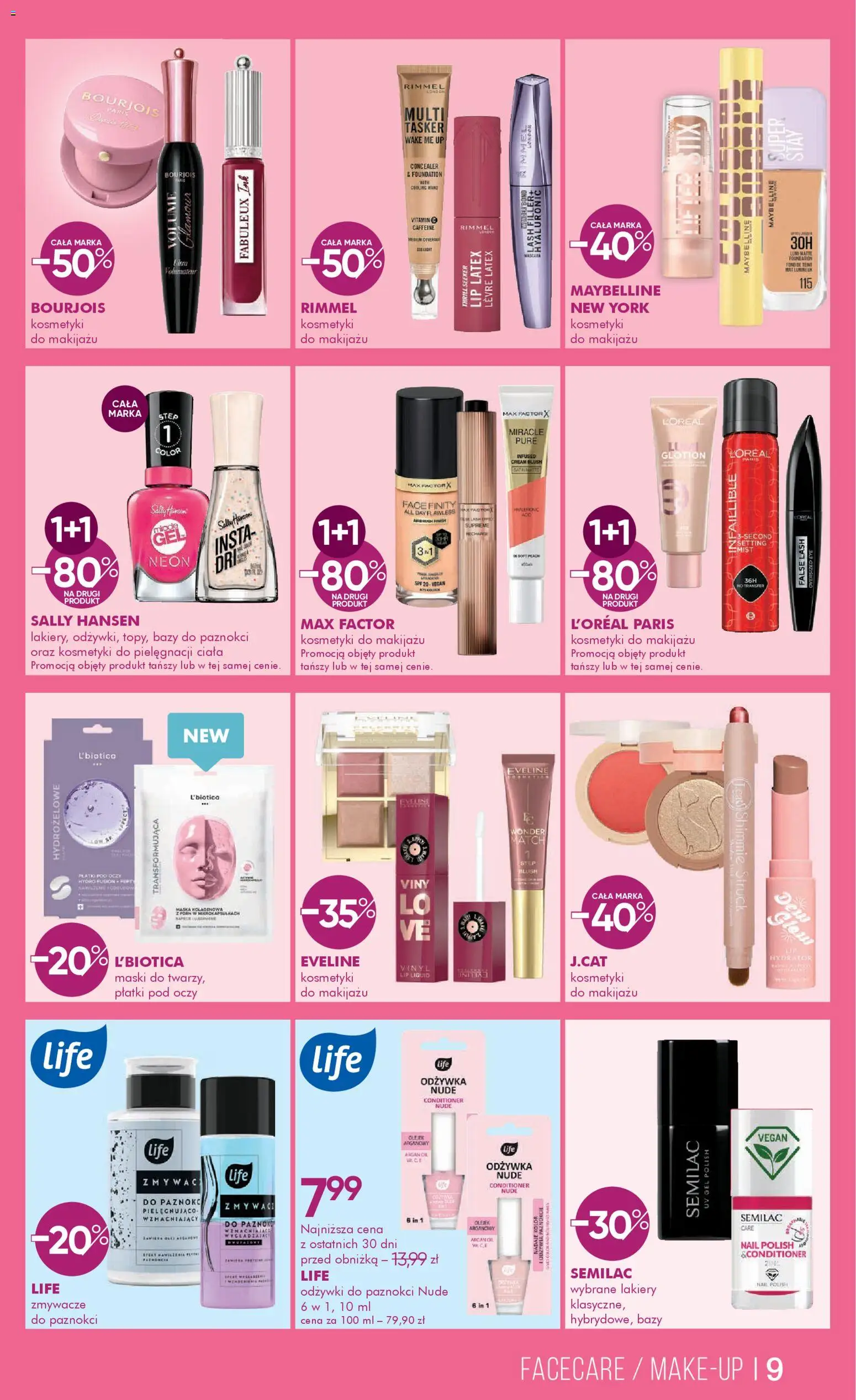 Super-pharm gazetka od 05.03.2026 | Strona: 9 | Produkty: Kosmetyki, Odżywka, Lakiery, Płatki