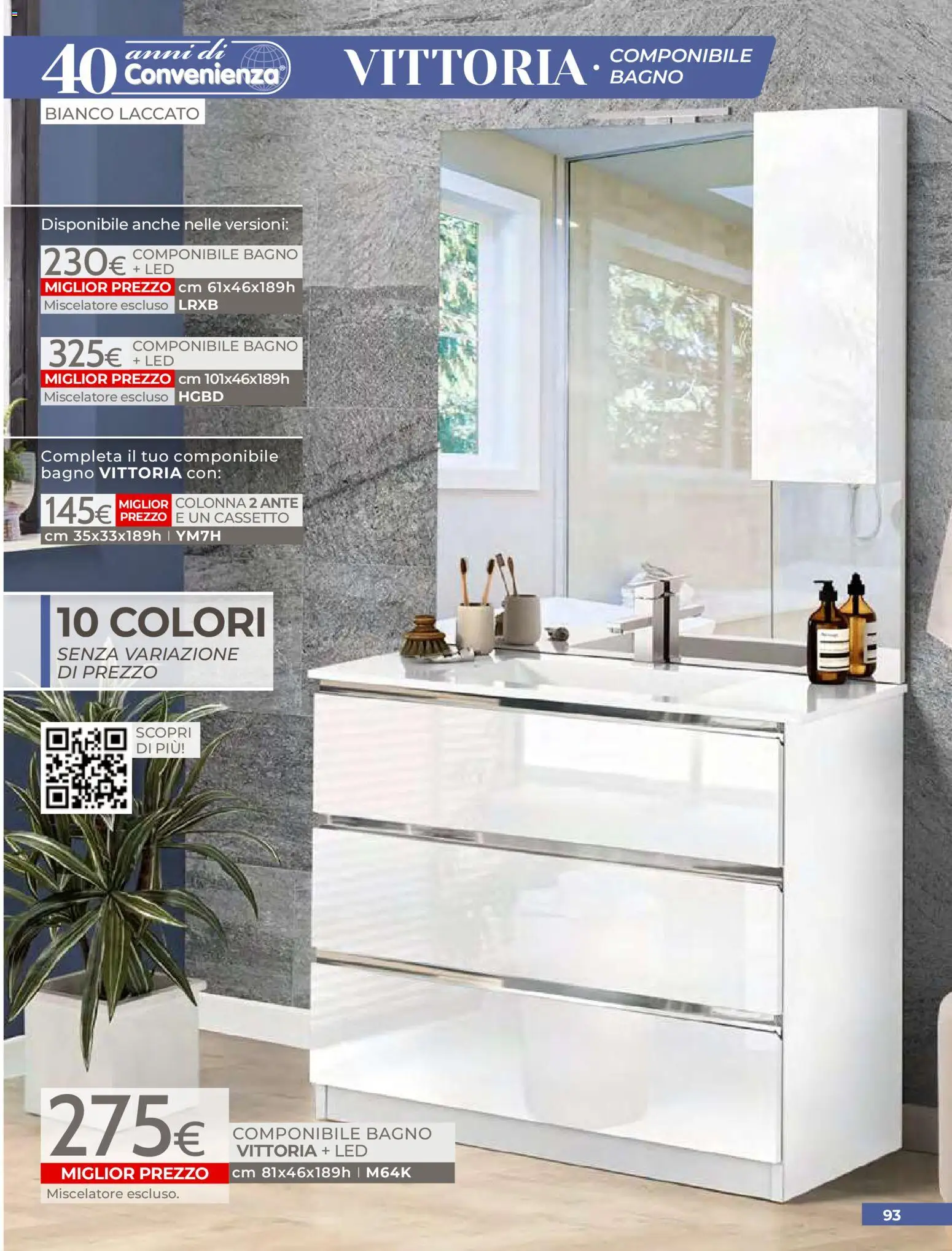 Volantino Mondo Convenienza del 01.04.2026 | Pagina: 95 | Prodotti: Miscelatore, Bagno