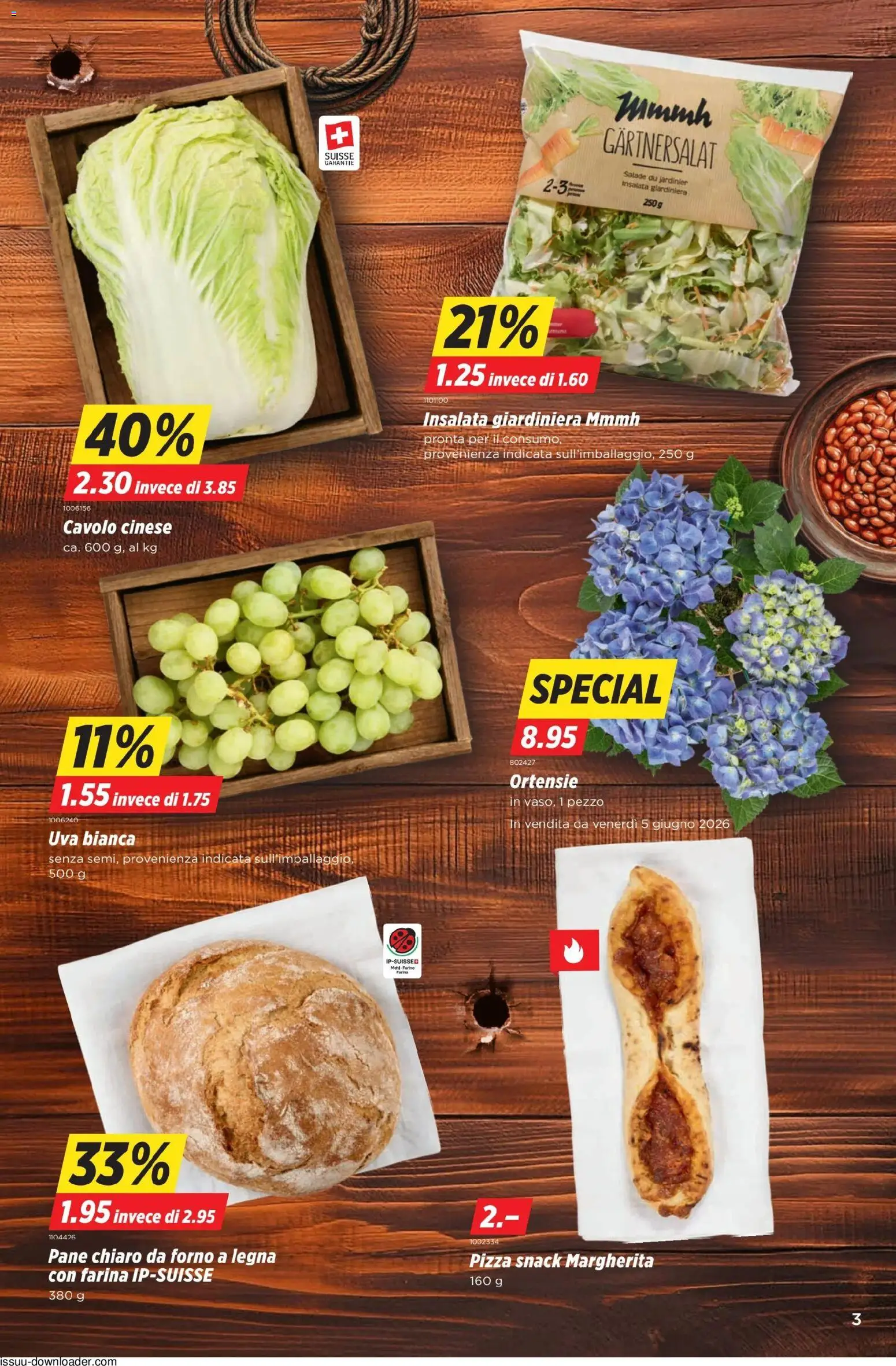Denner aktionen IT – gültig ab 04.06.2026 | Seite: 3 | Produkte: Pane, Pizza